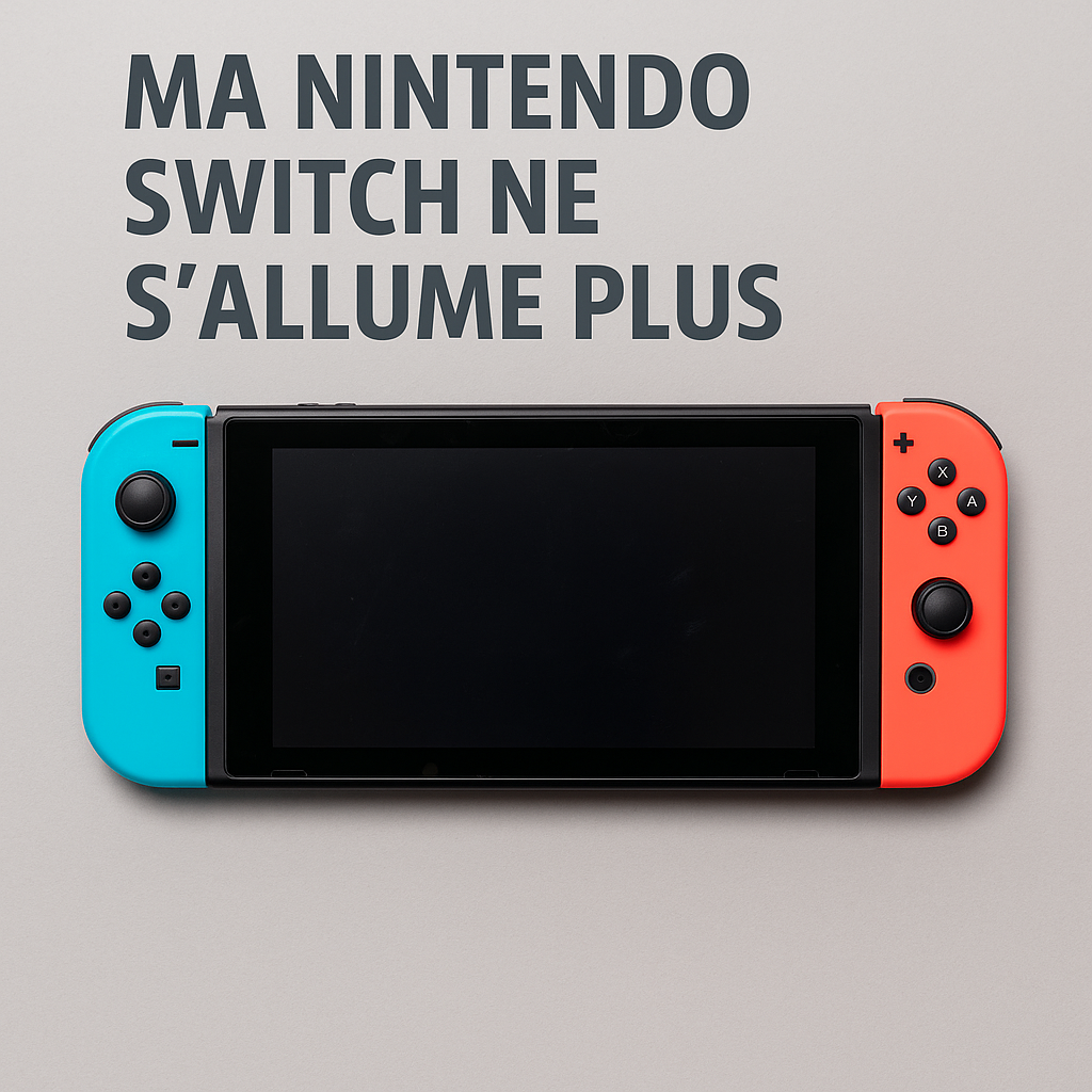 Ma Nintendo Switch ne s’allume plus : solutions simples avant réparation au Maroc