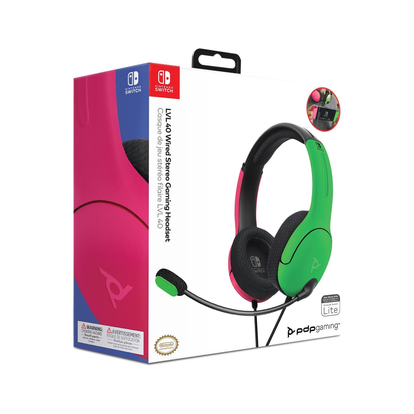 Casque stéréo filaire pour Nintendo Switch