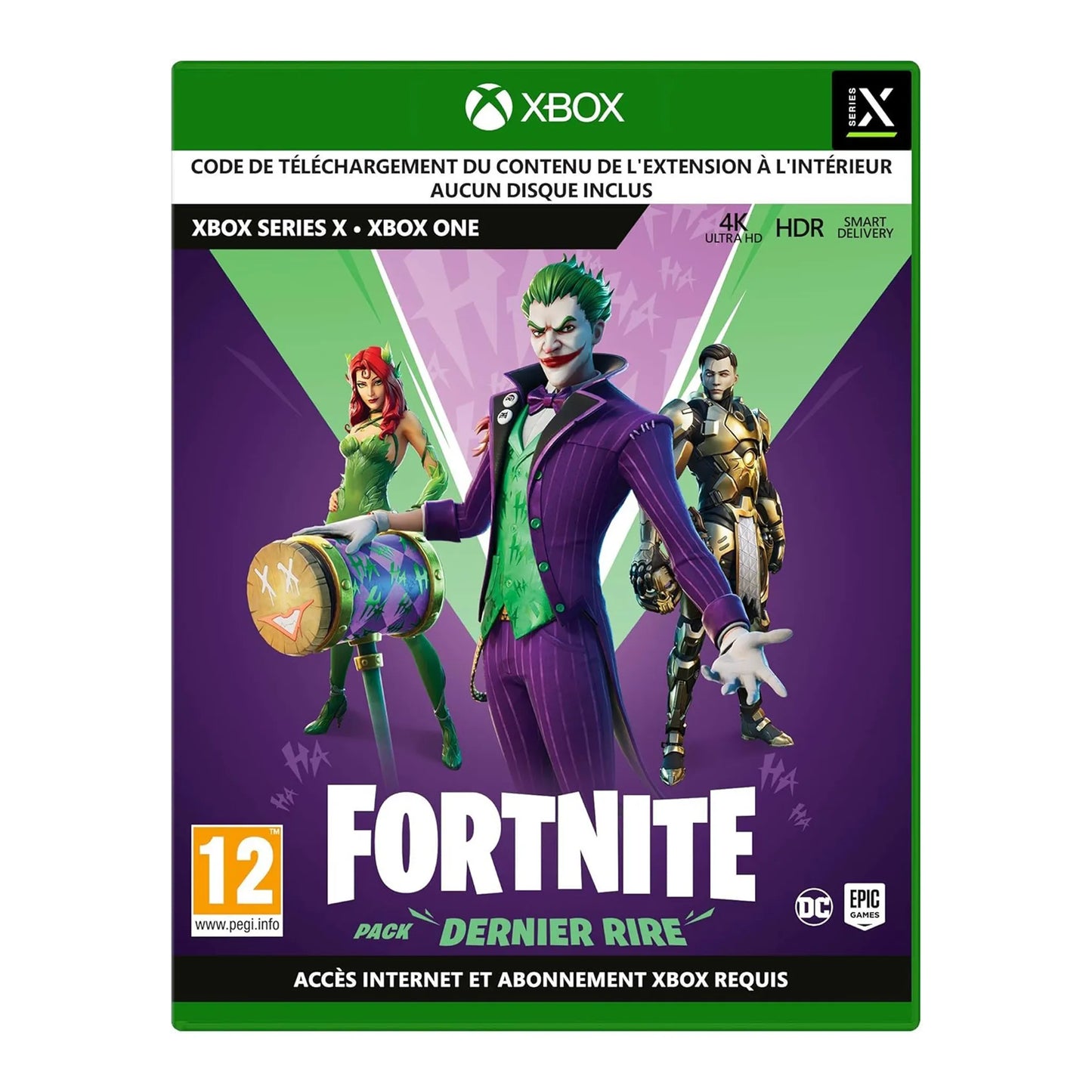 Fortnite Pack Dernier Rire Xbox Series X Xbox One + 1000 VBucks