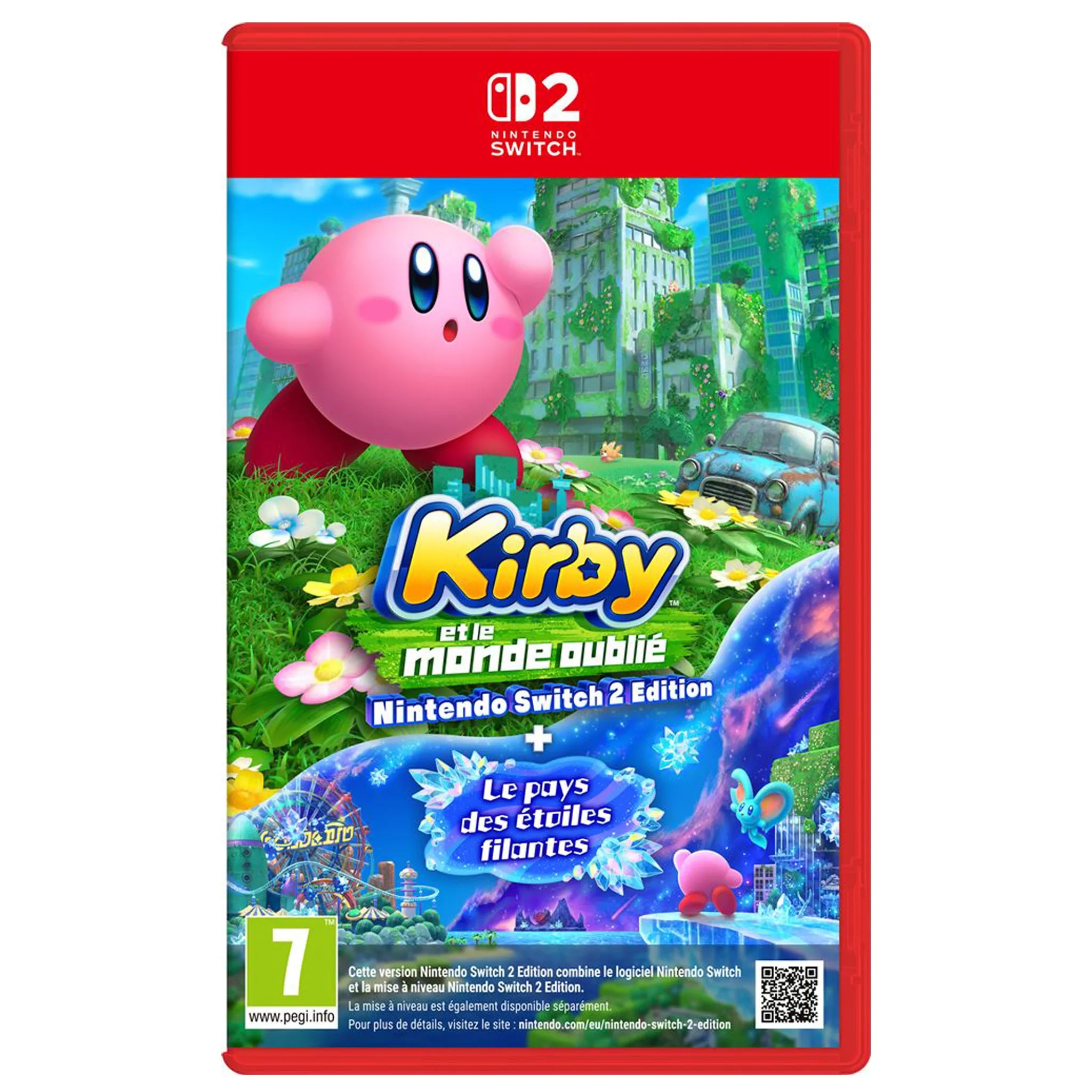 Kirby et le monde oublié Nintendo Switch 2 Edition + Le pays des étoiles filantes