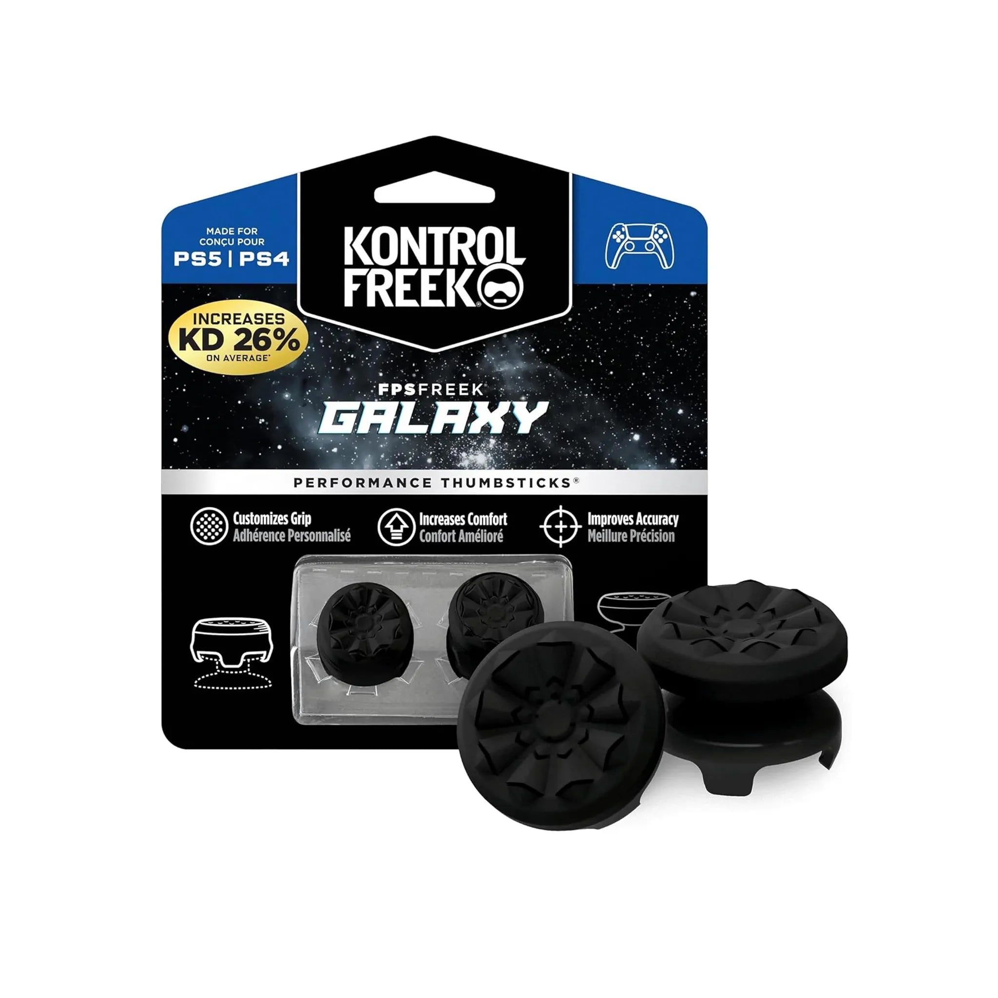 Kontrolfreek Galaxy Noir PS4 et PS5