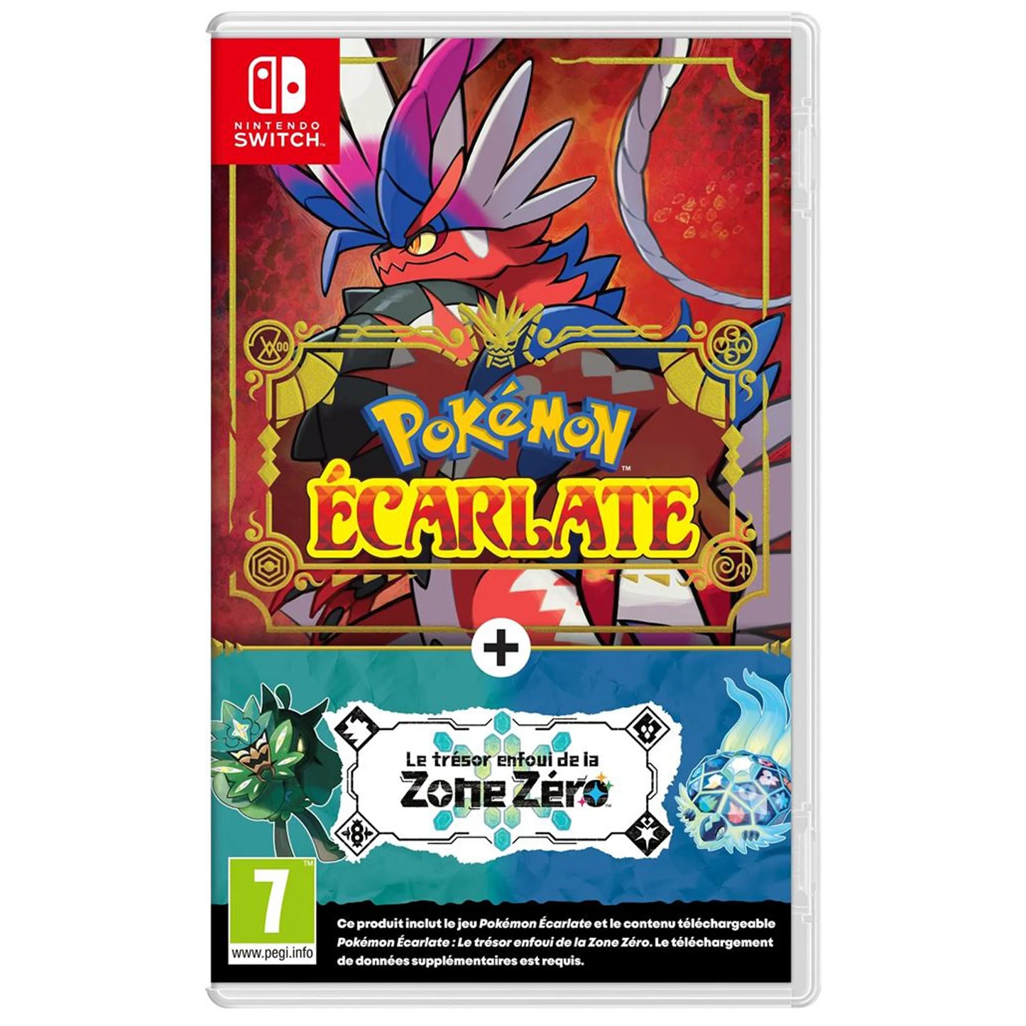 Pack Pokémon Écarlate + Le trésor enfoui de la Zone Zéro Nintendo Switch