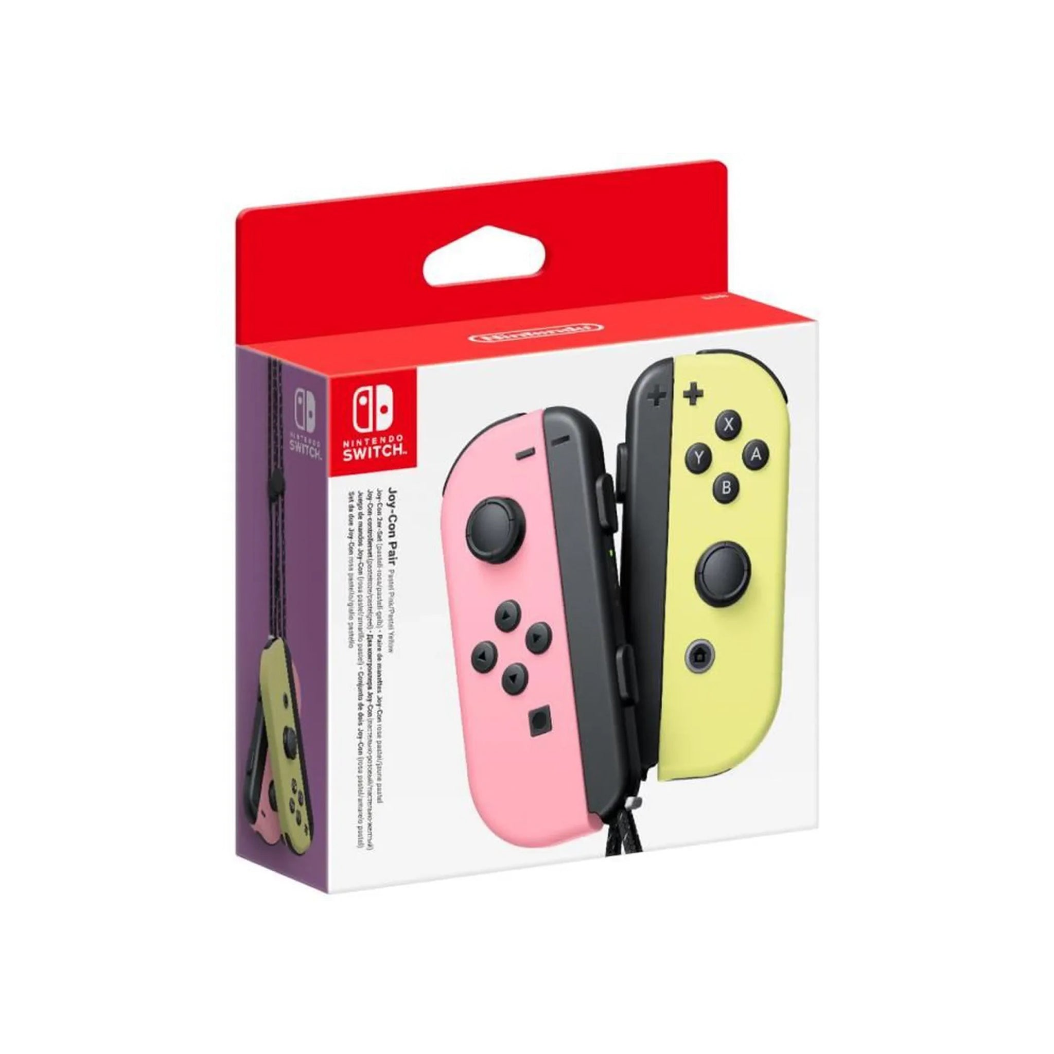 Paire manette Joy-Con Rose pastel et Jaune pastel Nintendo Switch