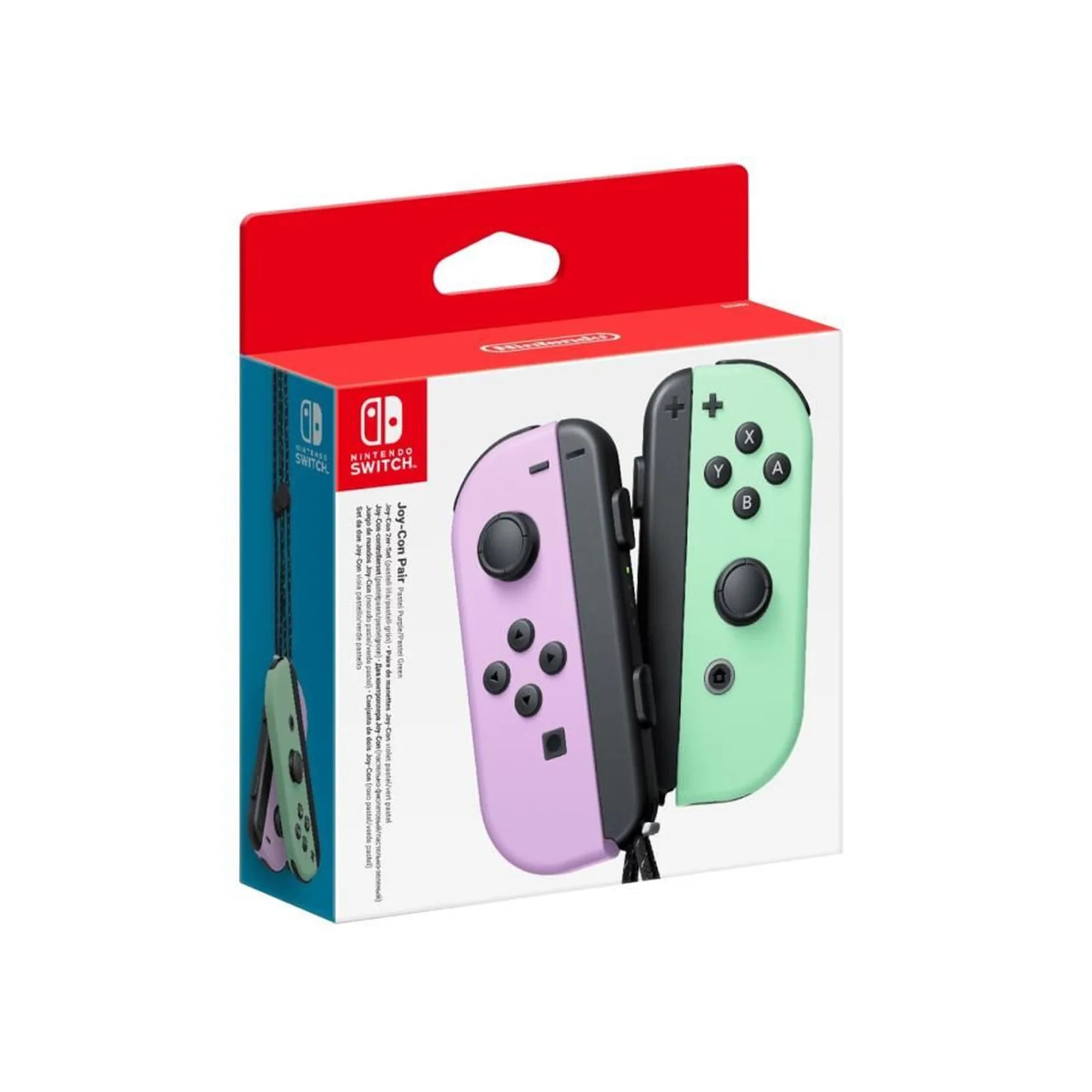 Paire manette Joy-Con Violet pastel et vert pastel Nintendo Switch