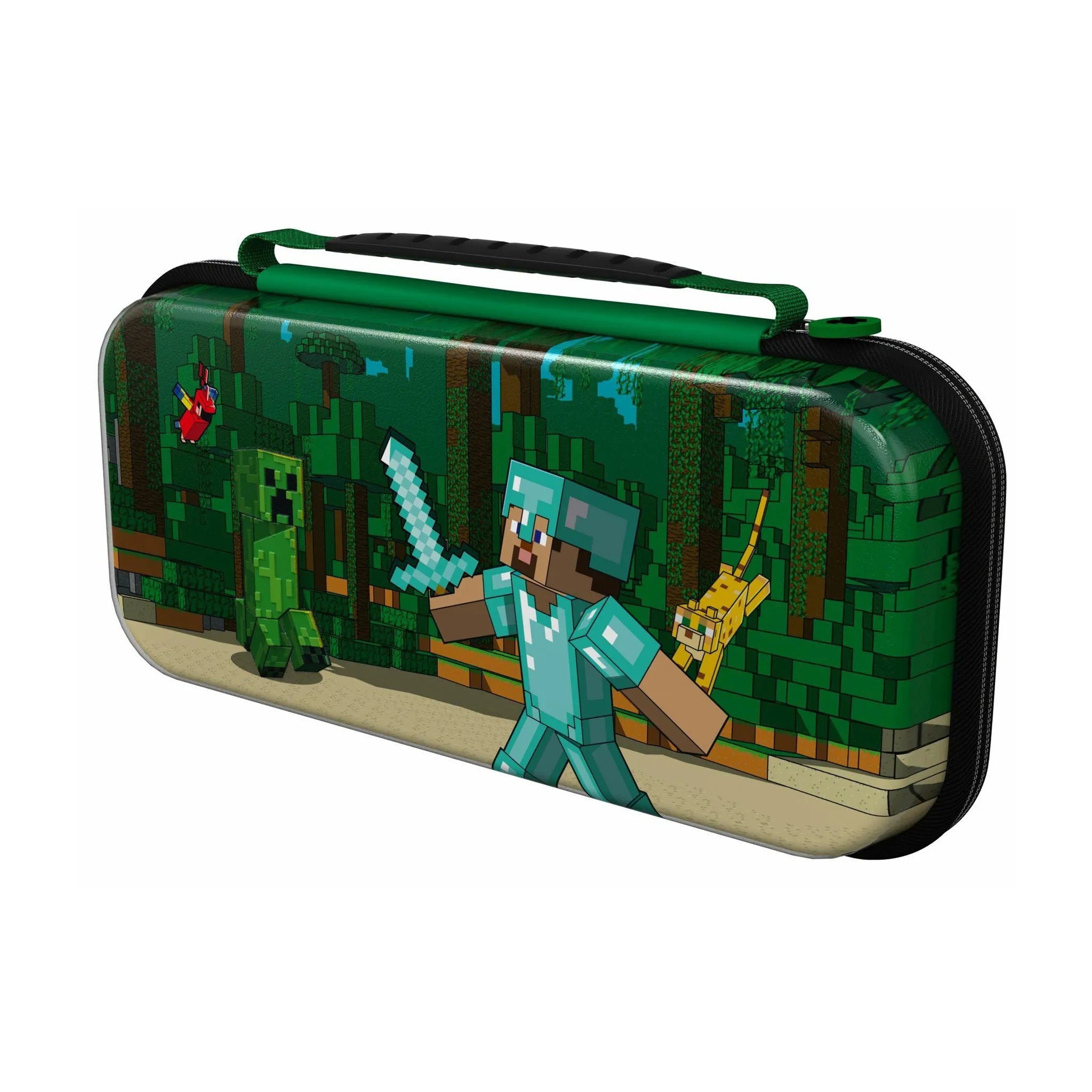 Sacoche Nintendo Switch - Minecraft Forest Battle