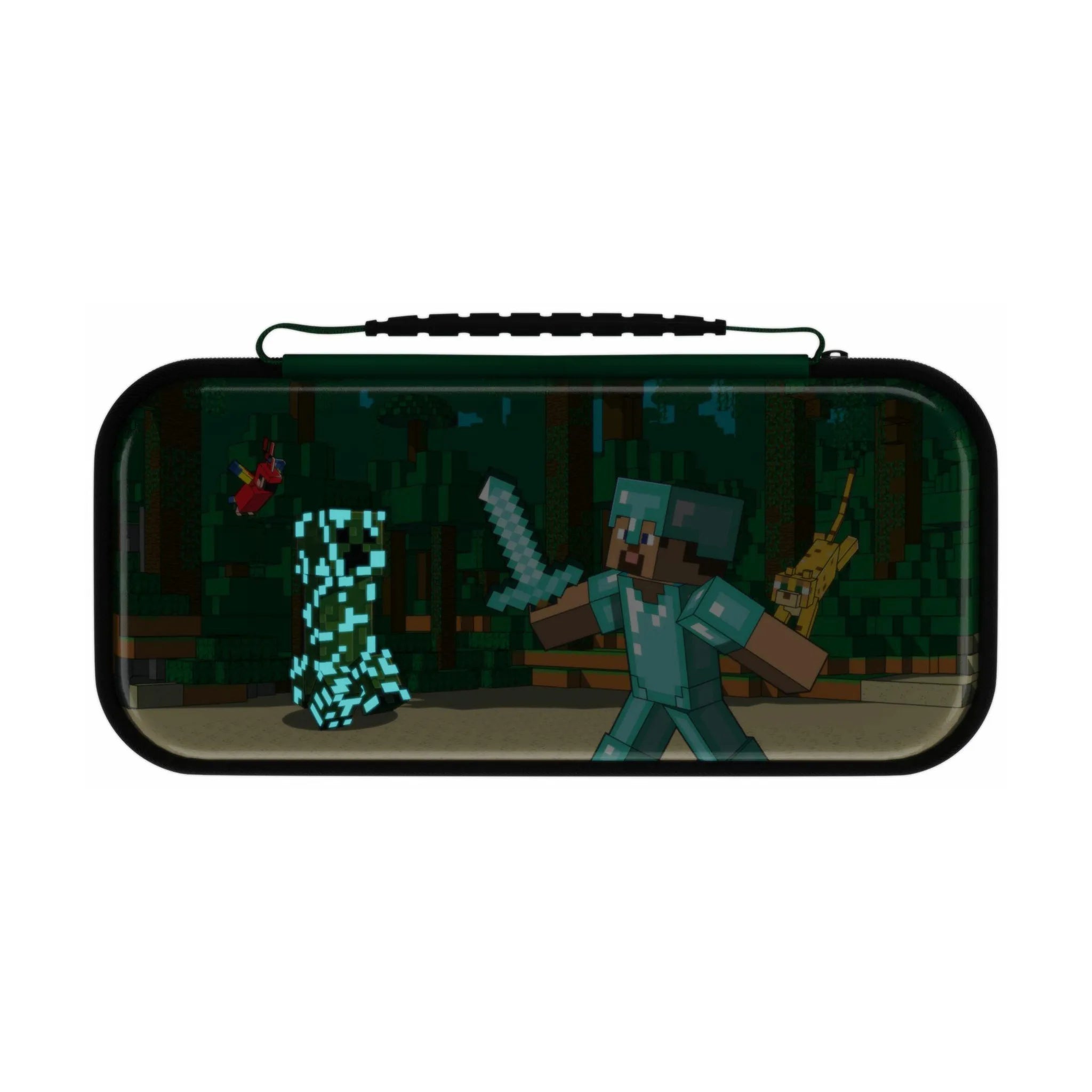 Sacoche Nintendo Switch - Minecraft Forest Battle