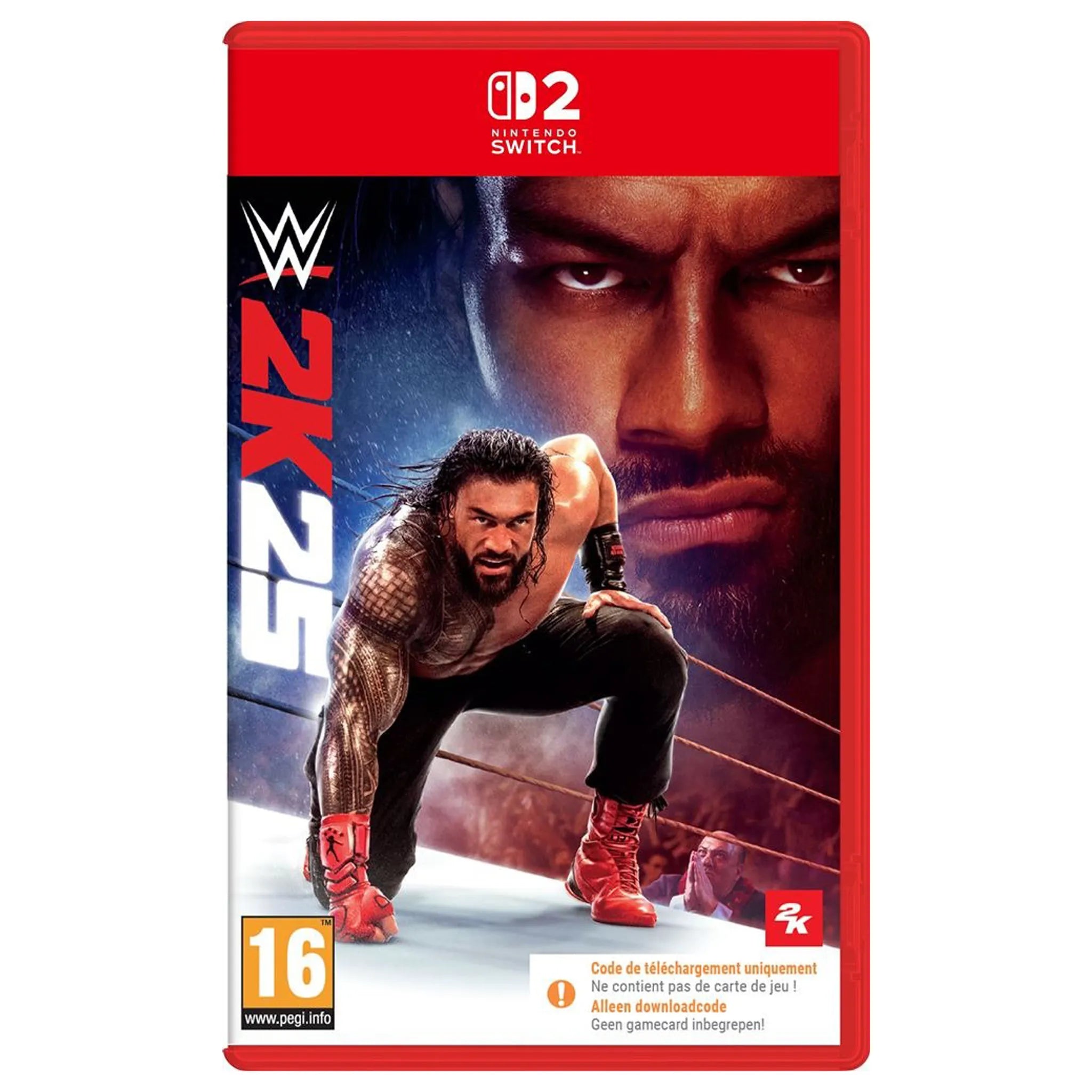 WWE 2K25 Code in a box Nintendo Switch 2