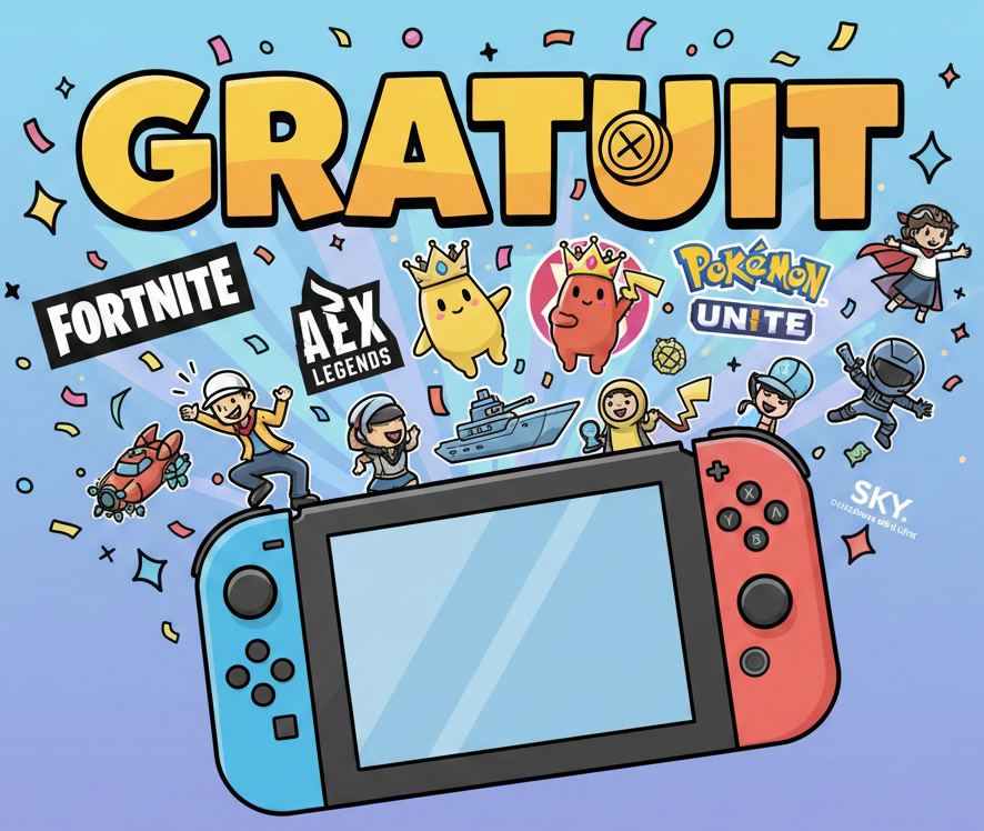 Jeux gratuits Nintendo Switch : les meilleurs jeux free-to-play en 2025