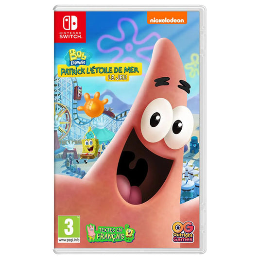 Bob l'éponge Patrick l'Etoile de Mer Nintendo Switch