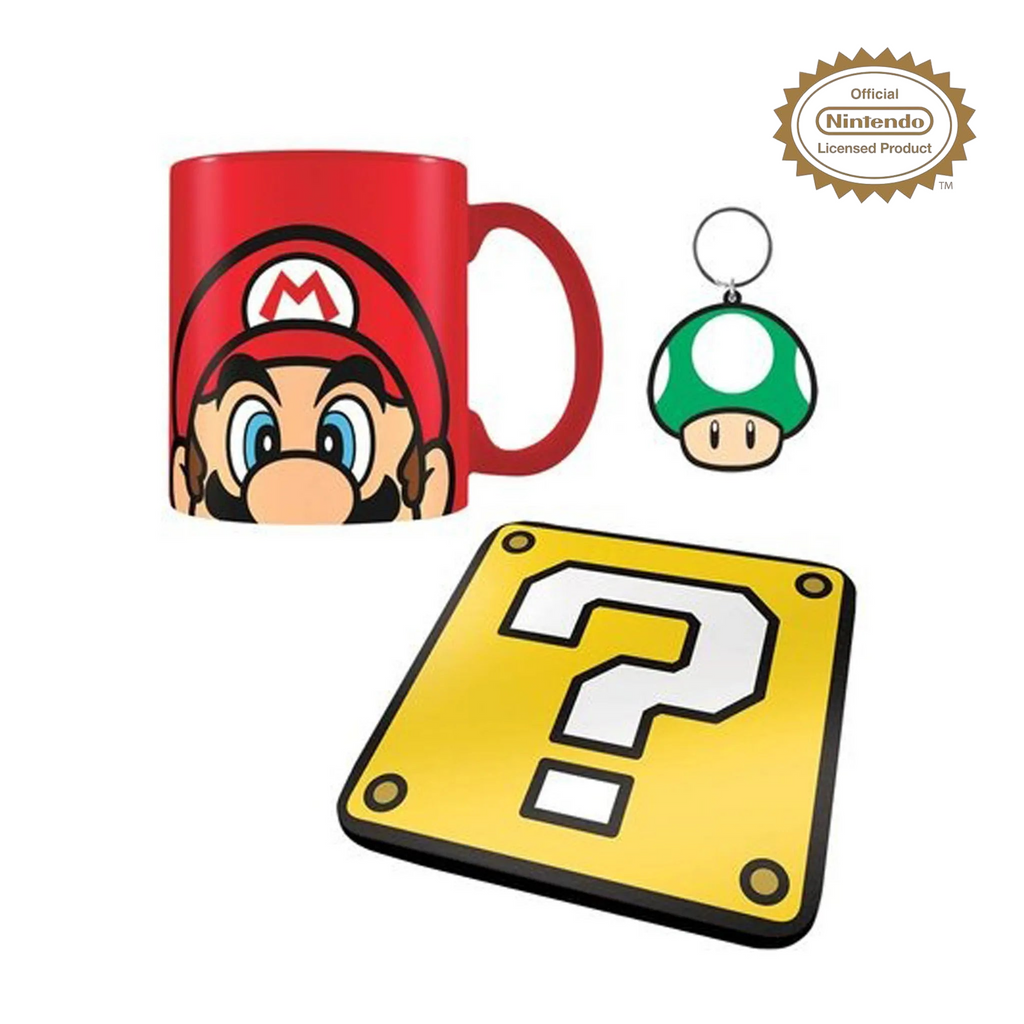 Coffret Cadeau Mug Mario - Produit Officiel