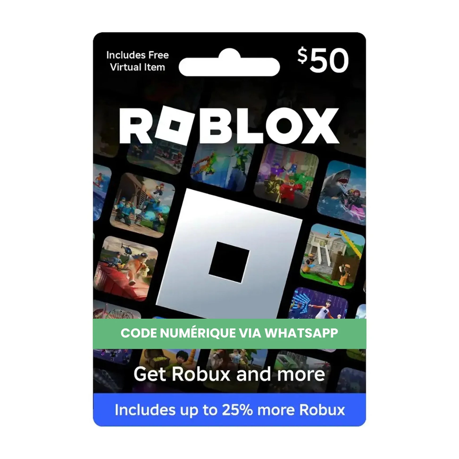 Carte cadeau Roblox 50$