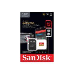 Carte mémoire SD SanDisk Extreme 4K 512 Go