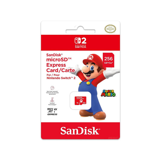Cartes microSD Express switch 2