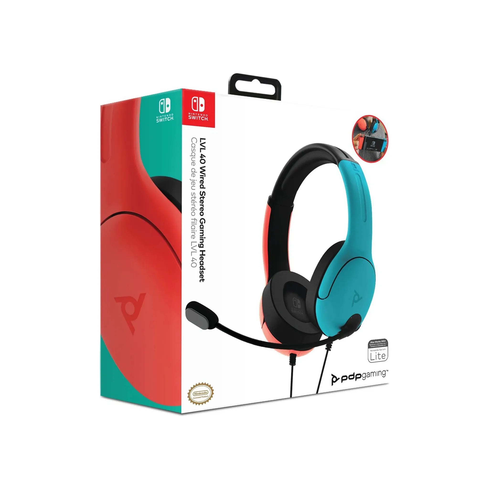 Casque stéréo filaire pour Nintendo Switch