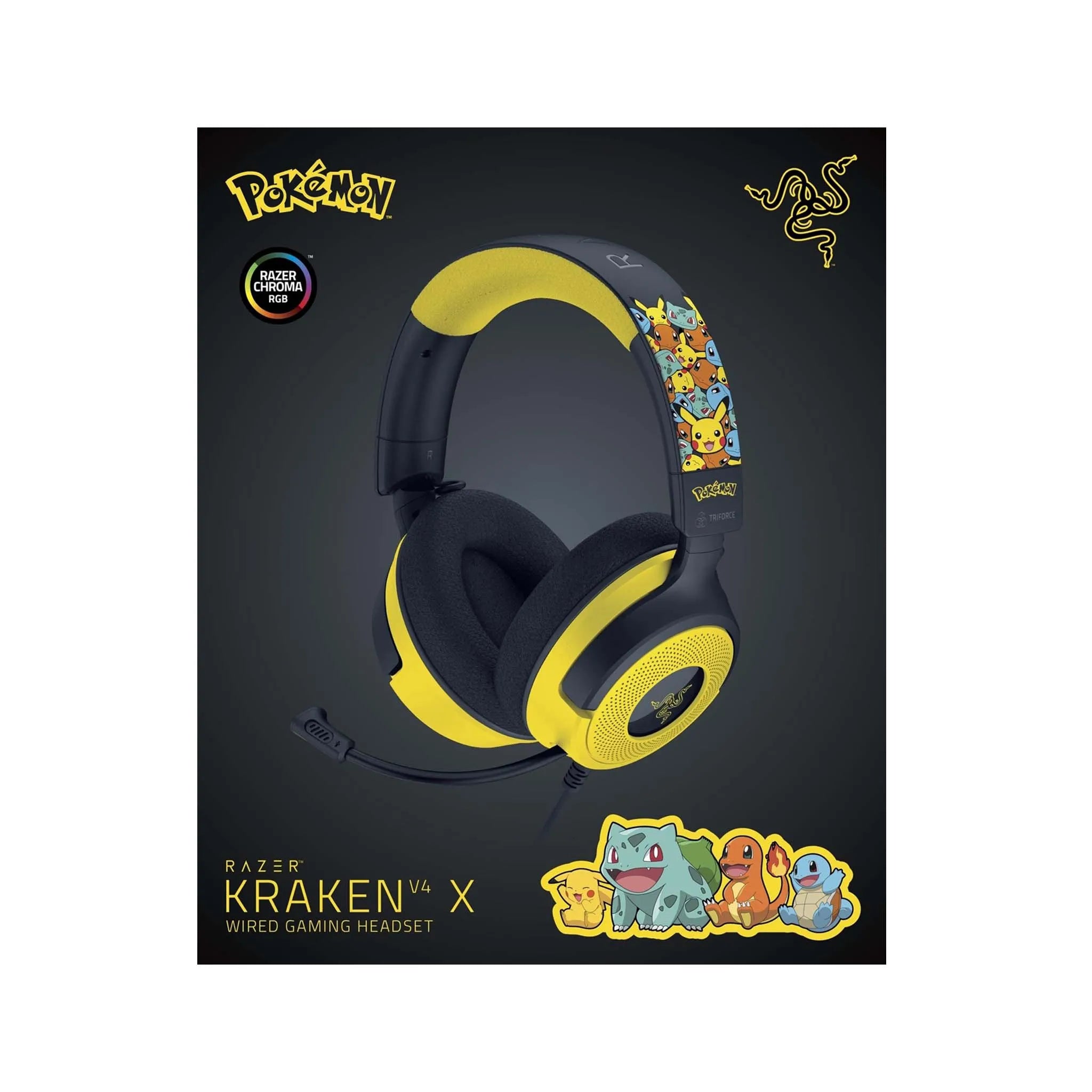 Casque USB Razer Kraken V4 X Pokémon