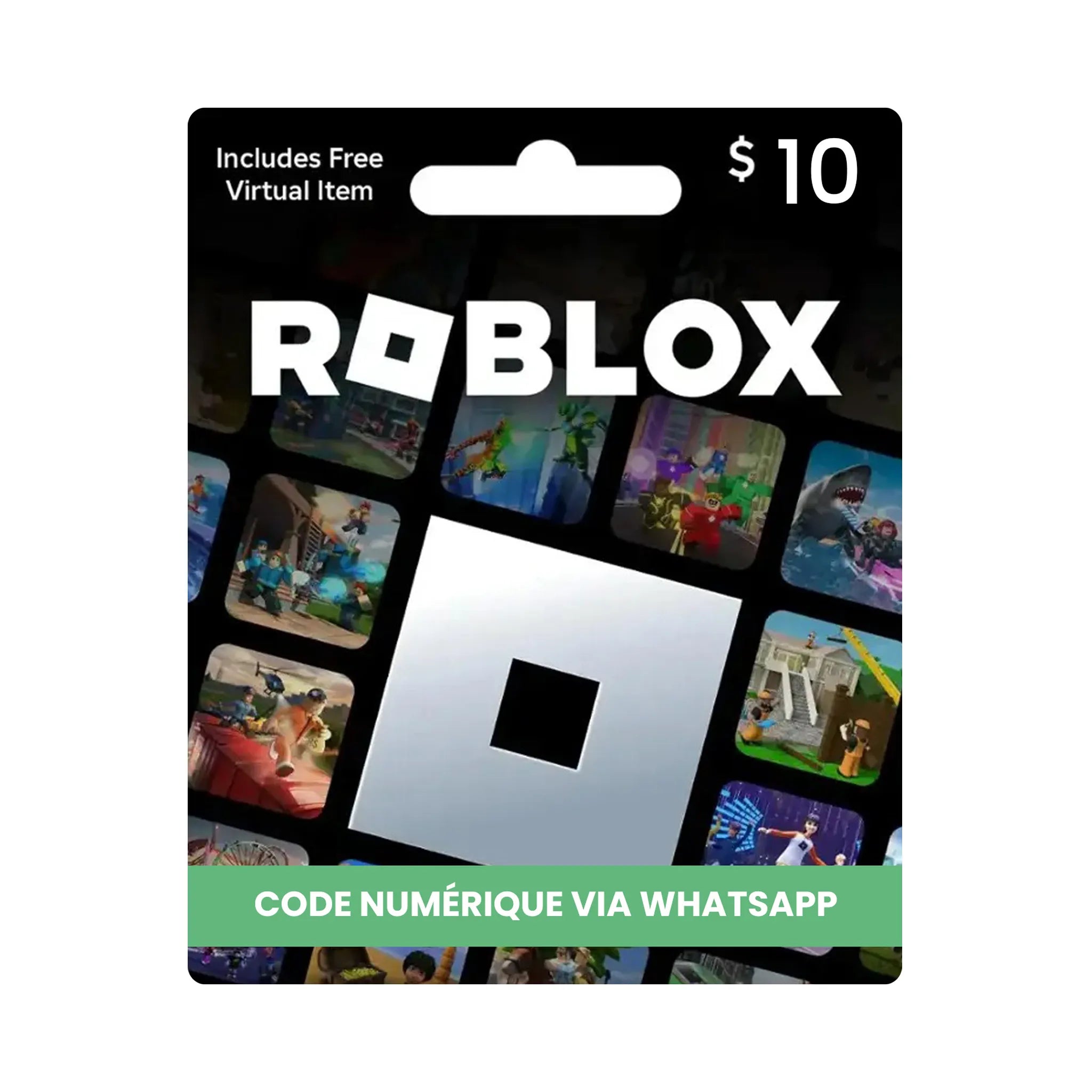 Code Carte cadeau Roblox 10$