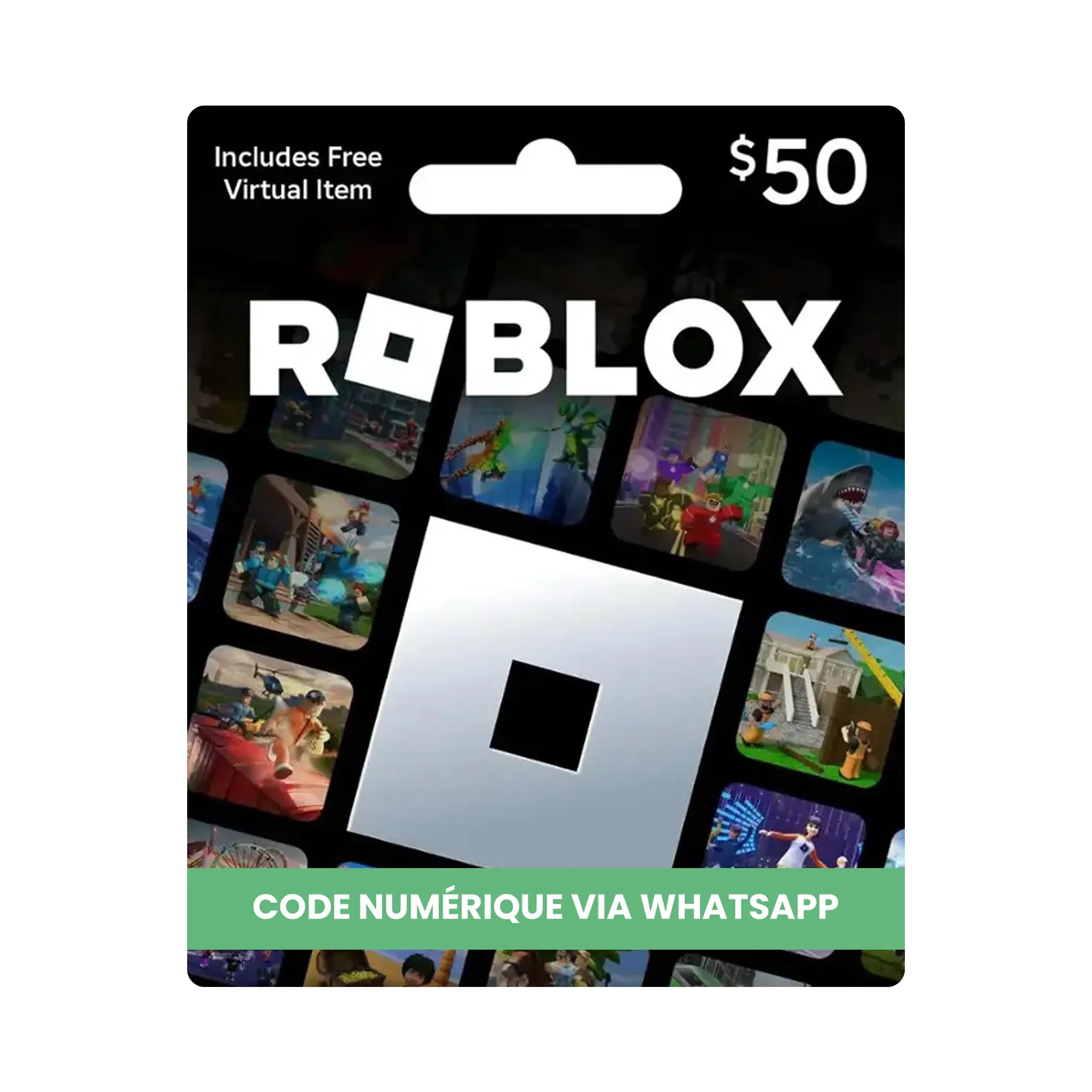 Code Carte cadeau Roblox 50$