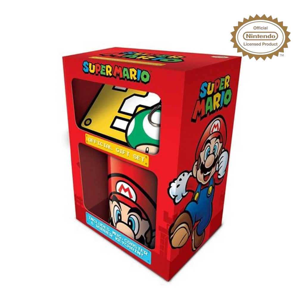 Coffret Cadeau Mug Mario - Produit Officiel