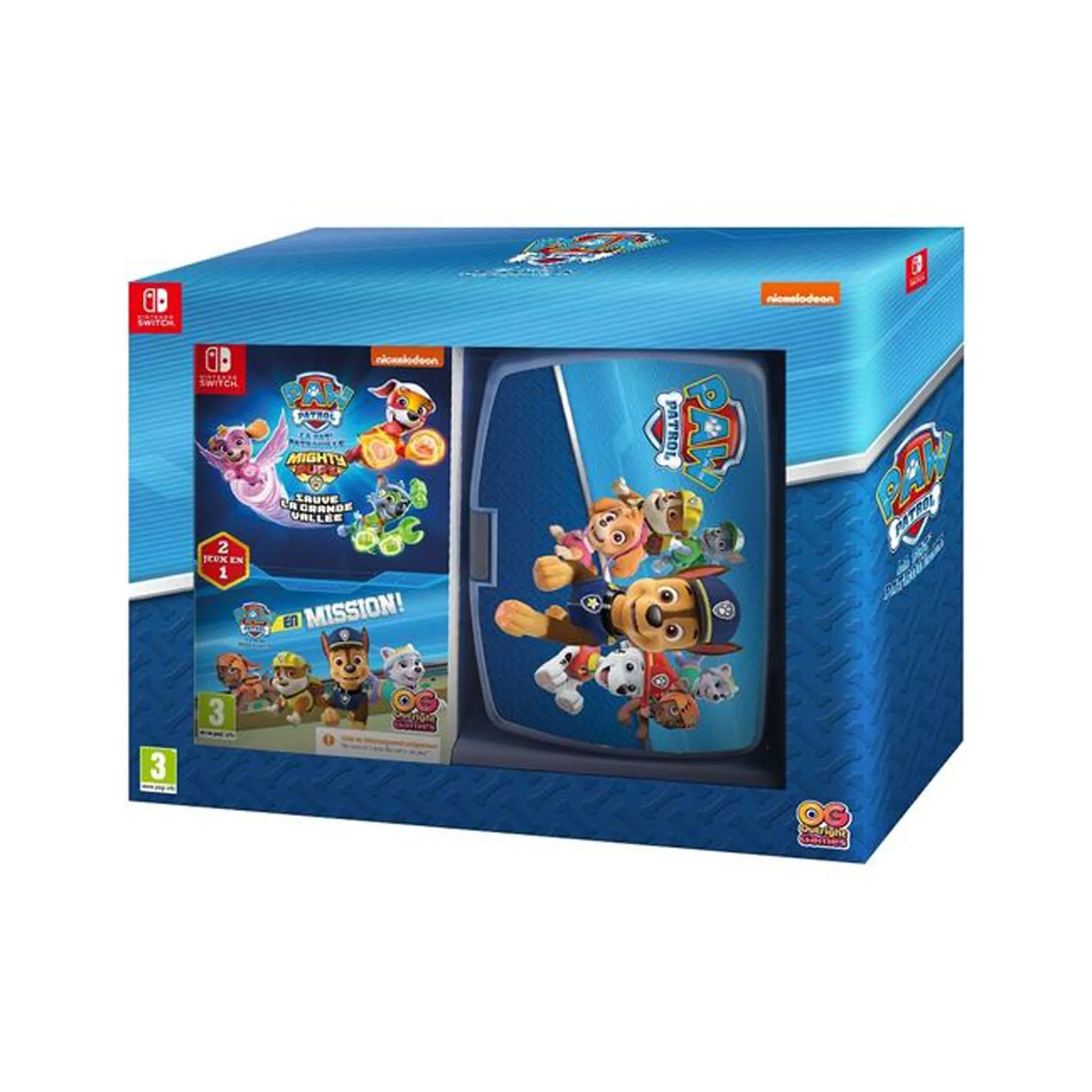 Coffret 2 Paw Patrol et launchbox Nintendo Switch