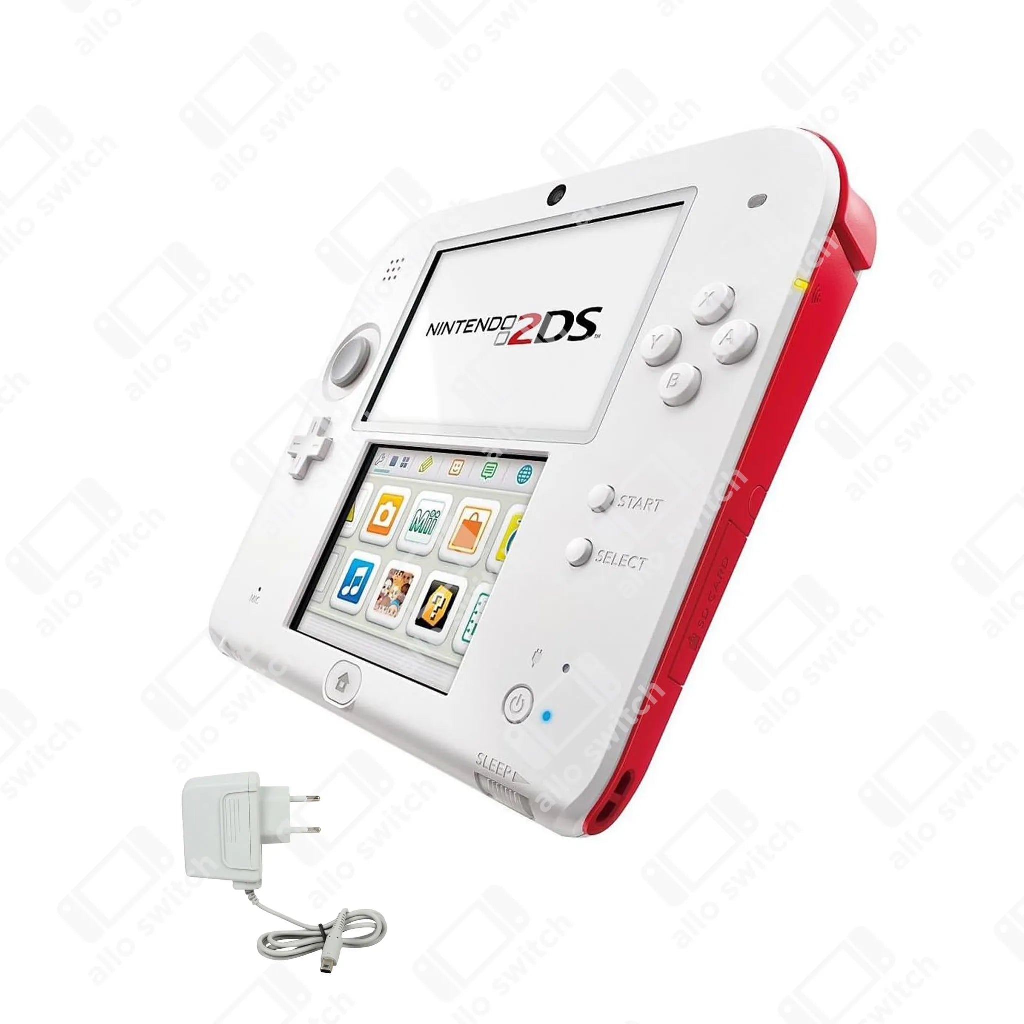 Console Nintendo 2DS - blanc & rouge