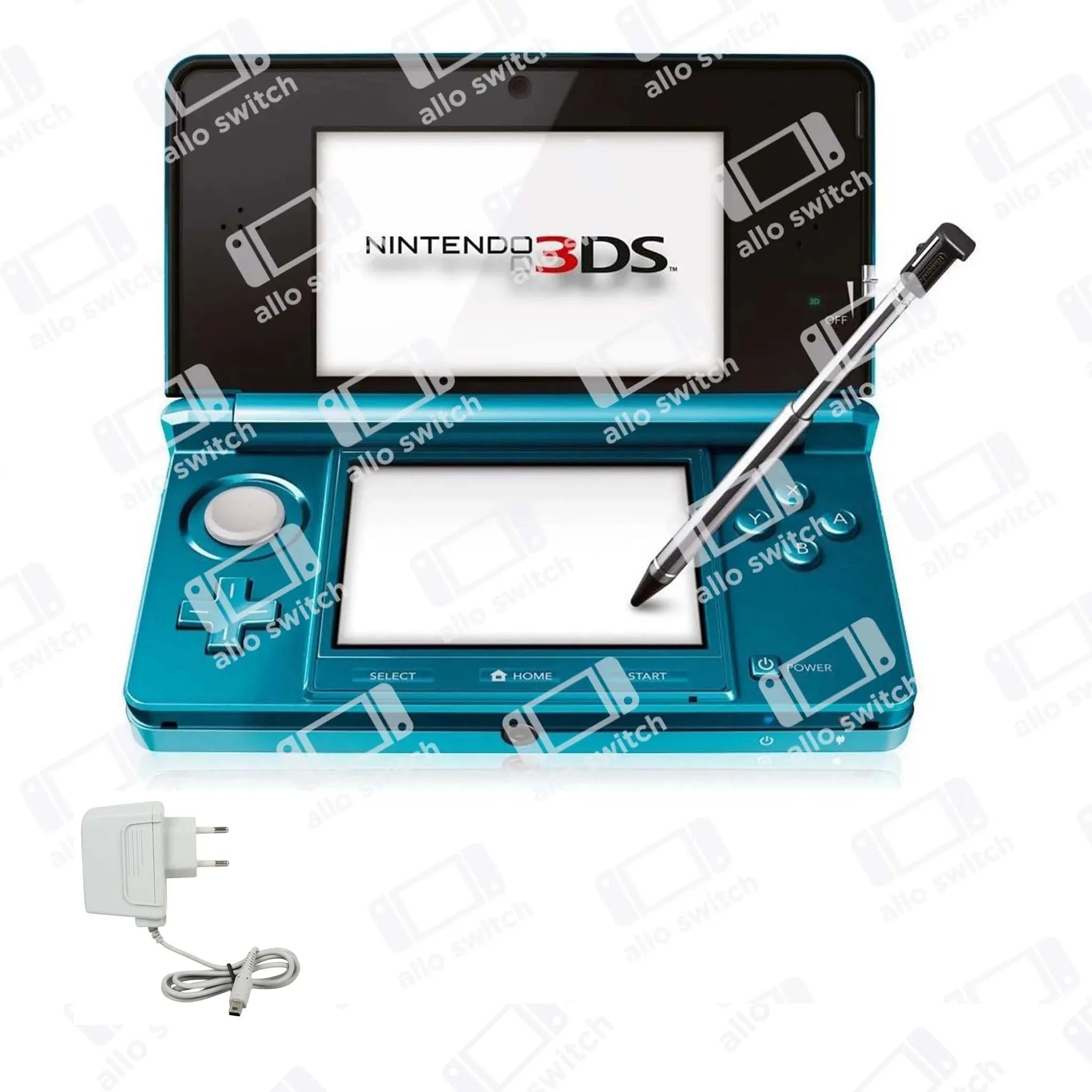 Console Nintendo 3DS Occasion - bleu lagon Flashée
