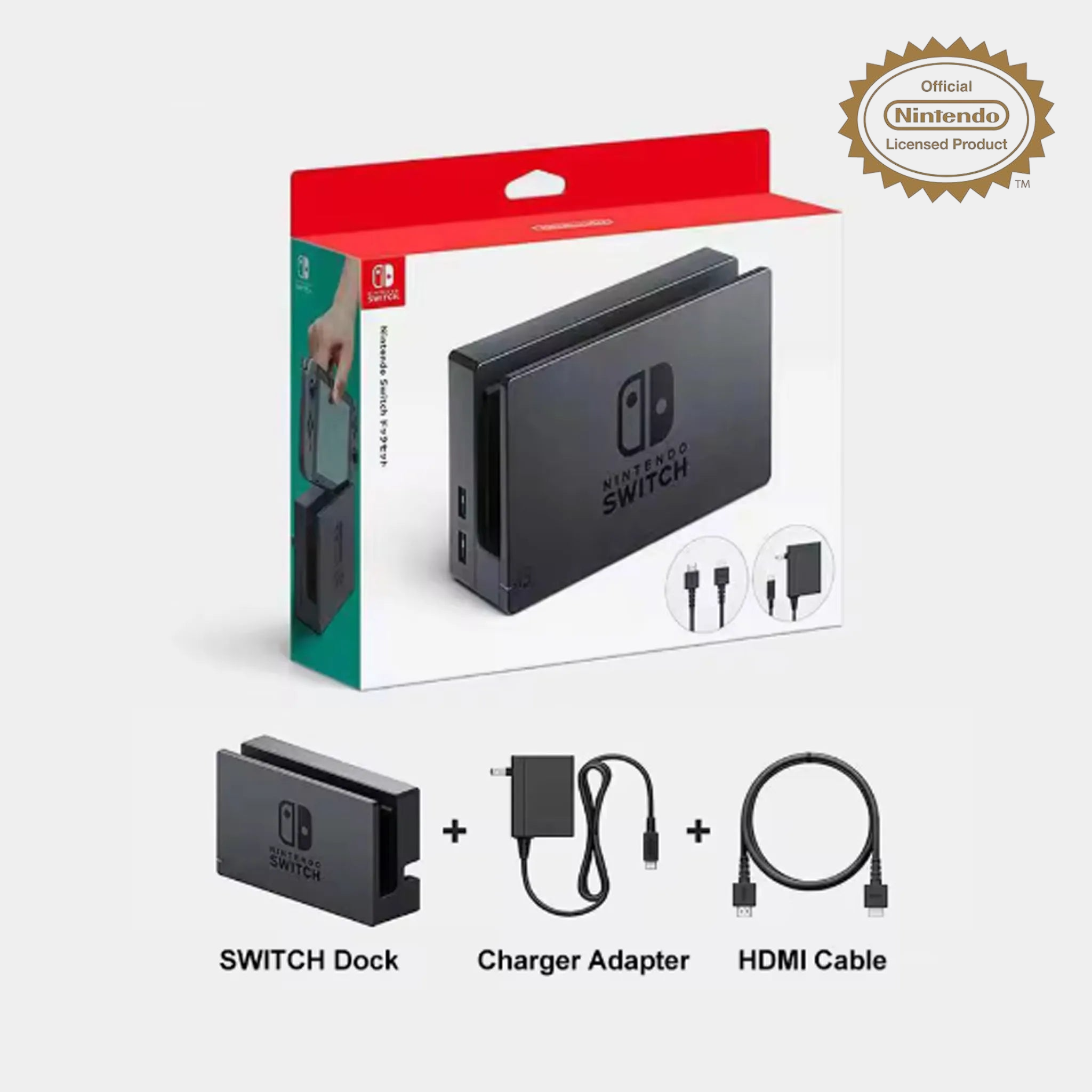 Ensemble Dock Tv Chargeur et HDMI Nintendo Switch
