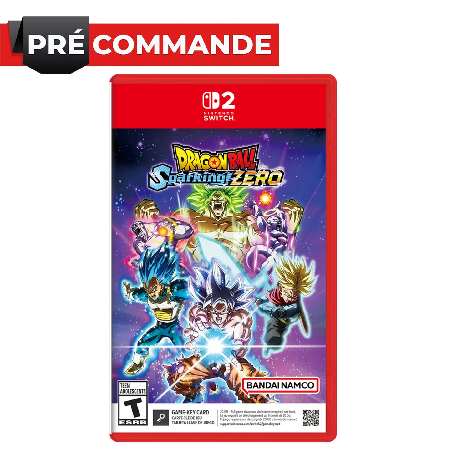 Dragon Ball Sparking! Zero [Game-Key Card] - Nintendo Switch 2