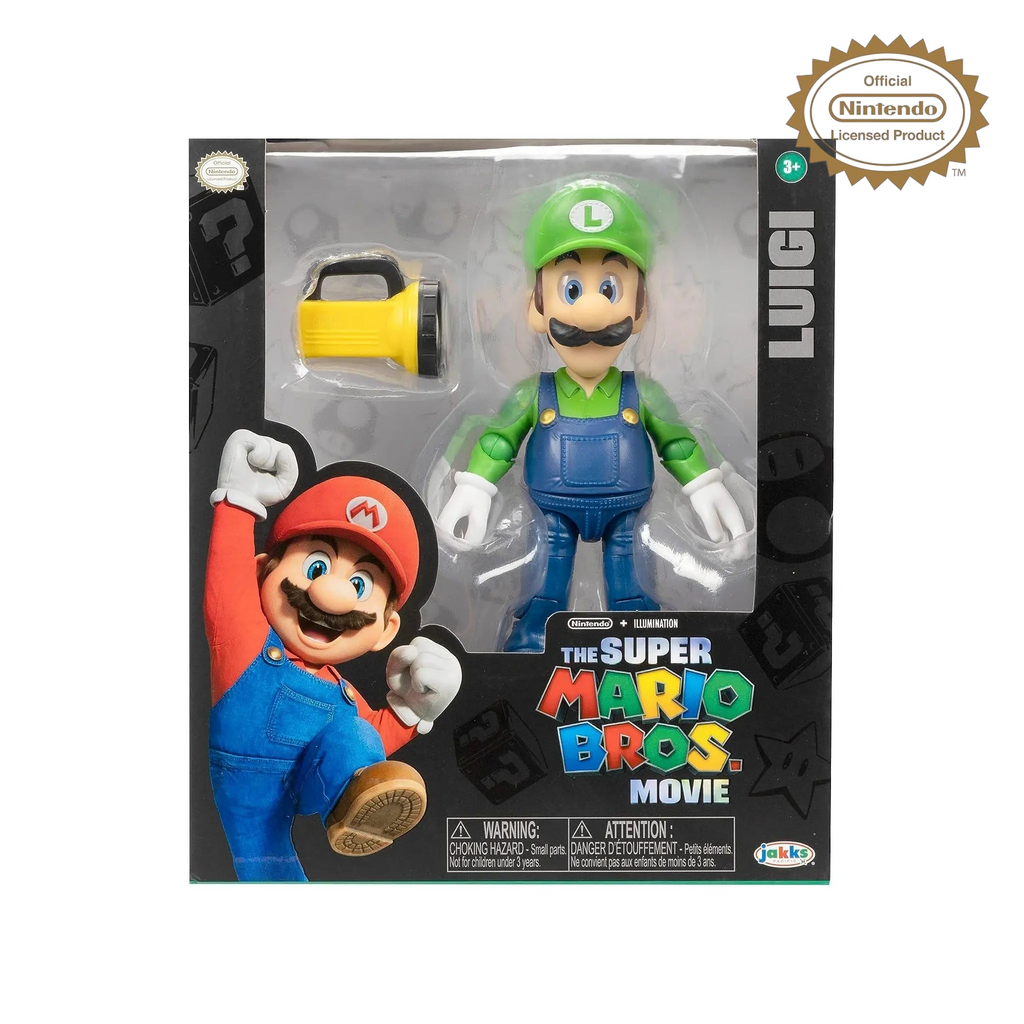 Figurine Luigi Super Mario Movie - Licence Officielle | 13cm