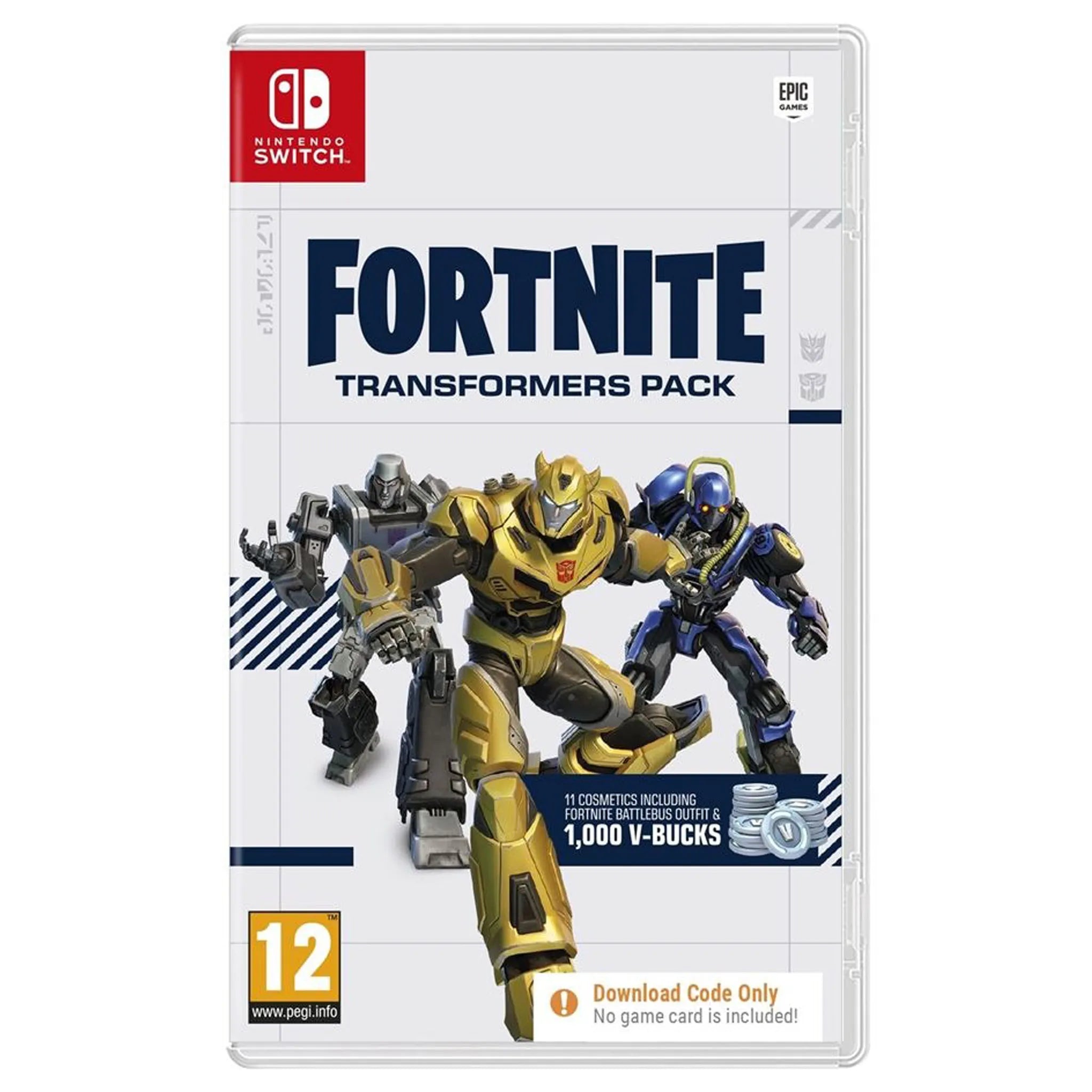 Fortnite Pack Transformers + 1000 V-Bucks  Nintendo Switch