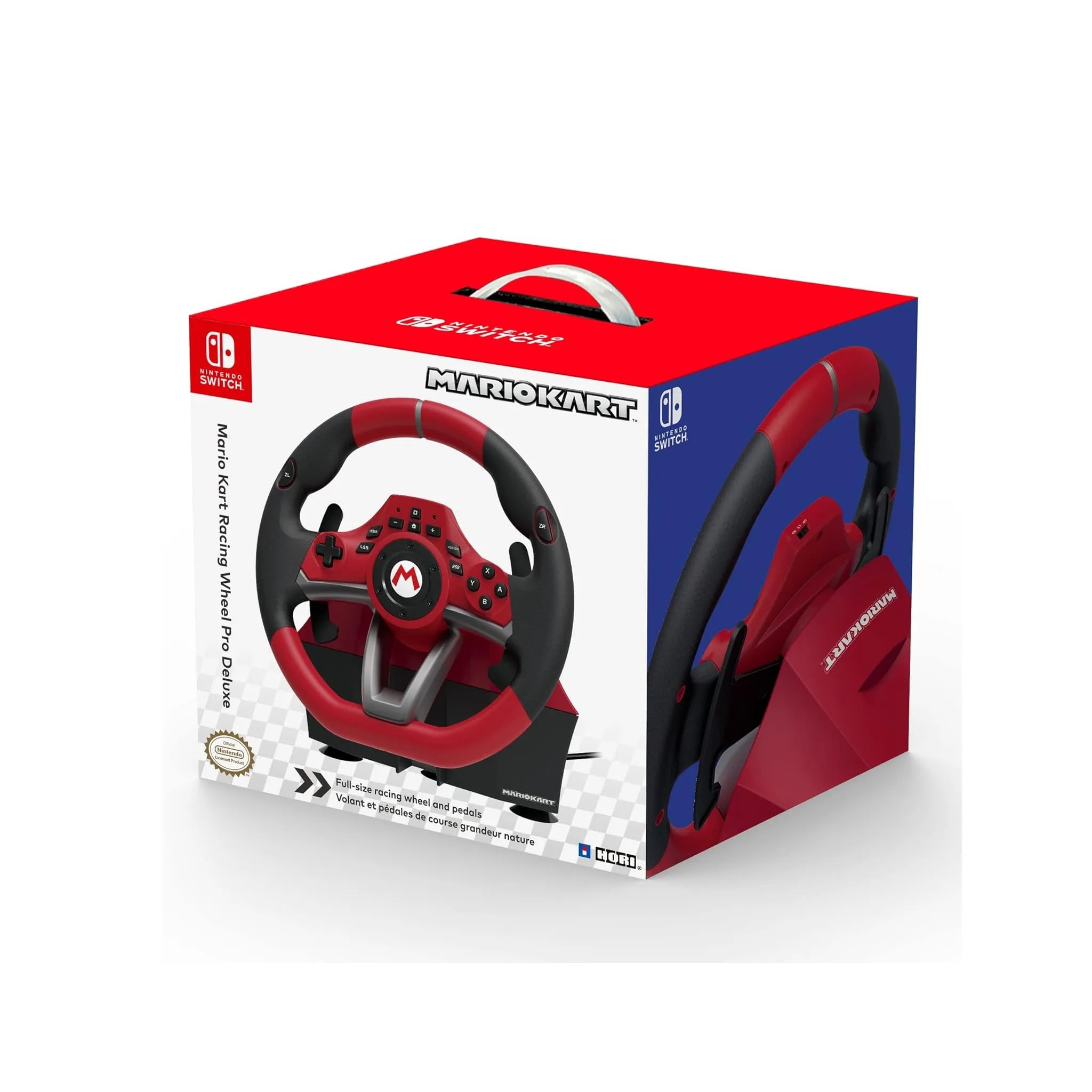 HORI Mario Kart Racing Wheel Pro Deluxe - Volant de Course Nintendo Switch