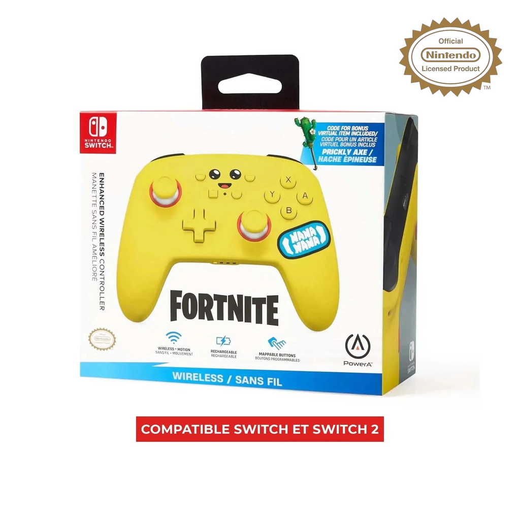 Manette sans fil PowerA Peely compatible switch et switch 2