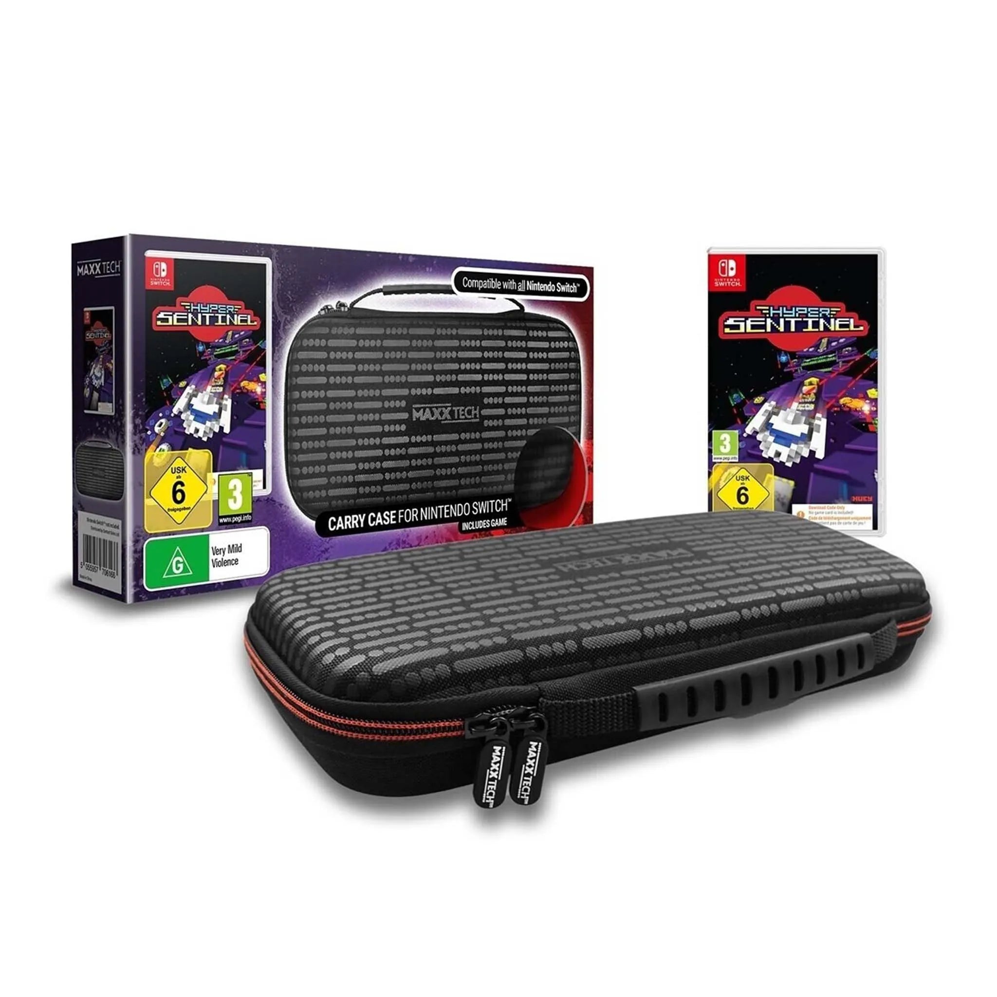 Housse Premium pour Switch 1 & 2 + Jeu Hyper Sentinel Nintendo Switch