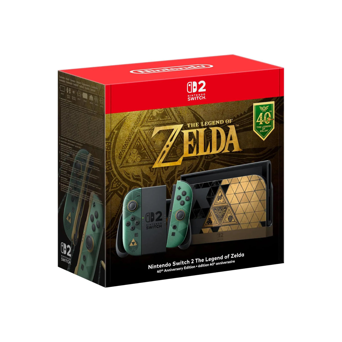 Nintendo Switch 2 Edition The Legend Of Zelda 40ème Anniversaire