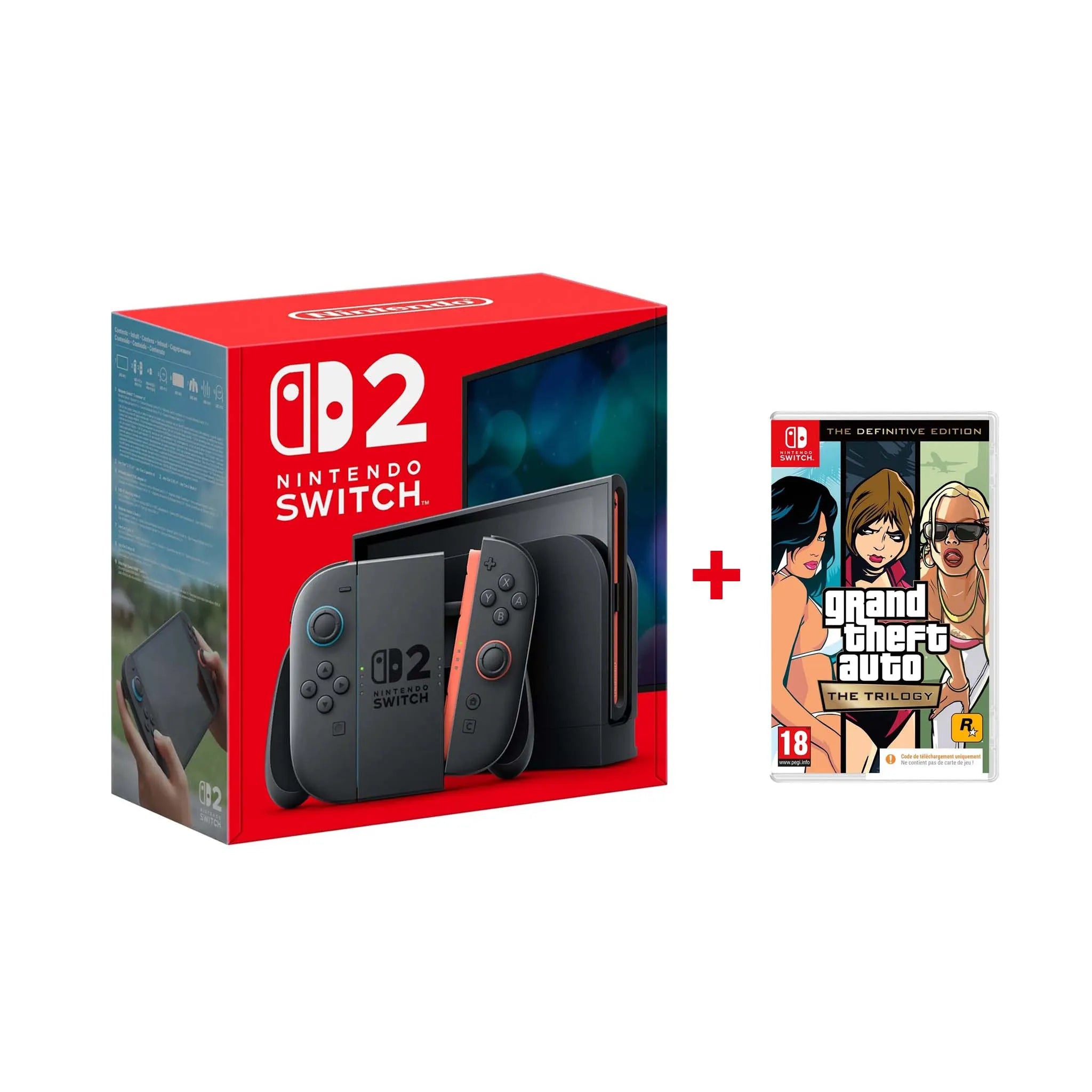 Nintendo Switch 2 + 1 Jeu au choix