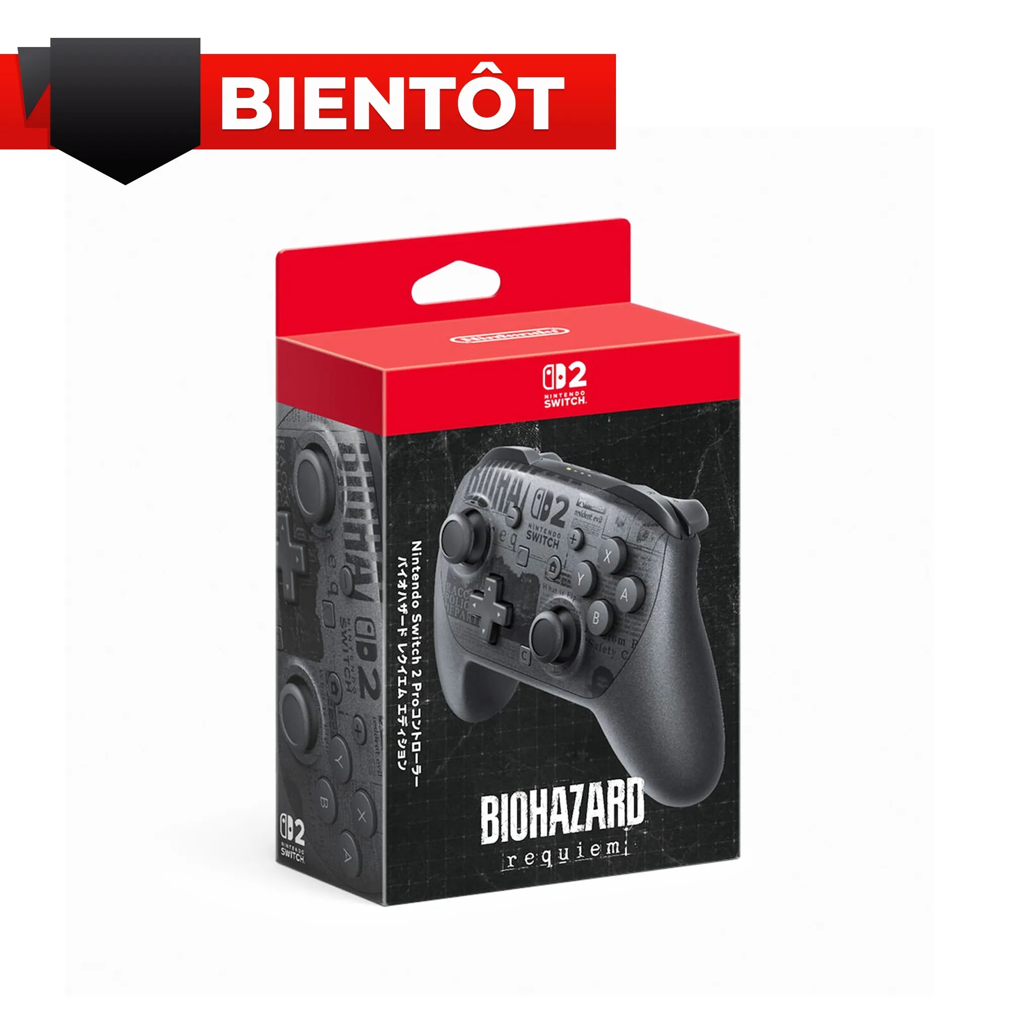 Nintendo Switch 2 Pro Controller Resident Evil Requiem Edition