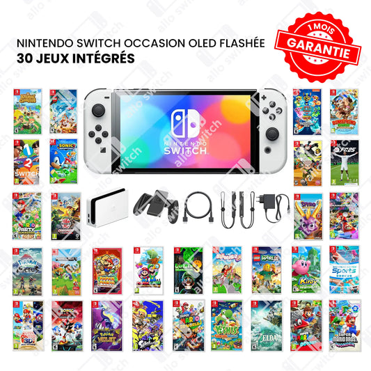 Nintendo Switch Oled Occasion Flashée
