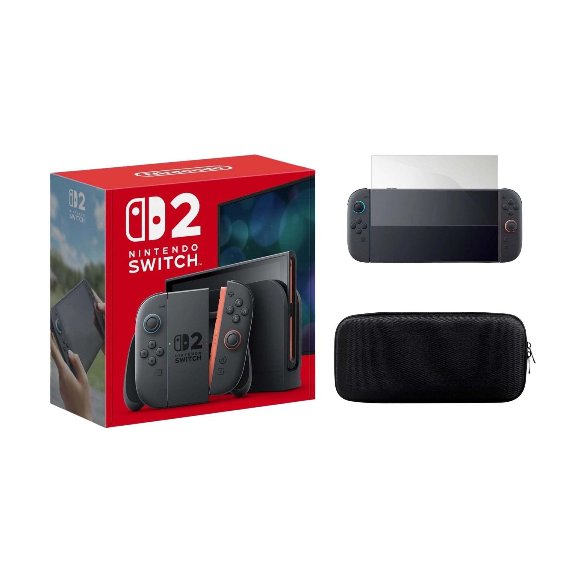 Pack Nintendo Switch 2 + pochette + incassable