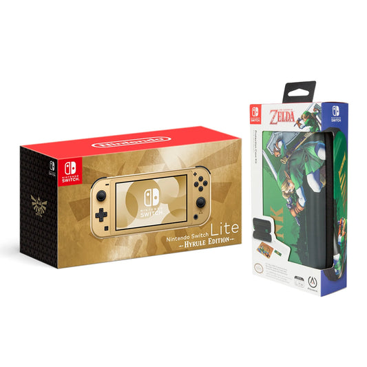 Pack Nintendo Switch Lite et pochette édition Zelda Hyrule