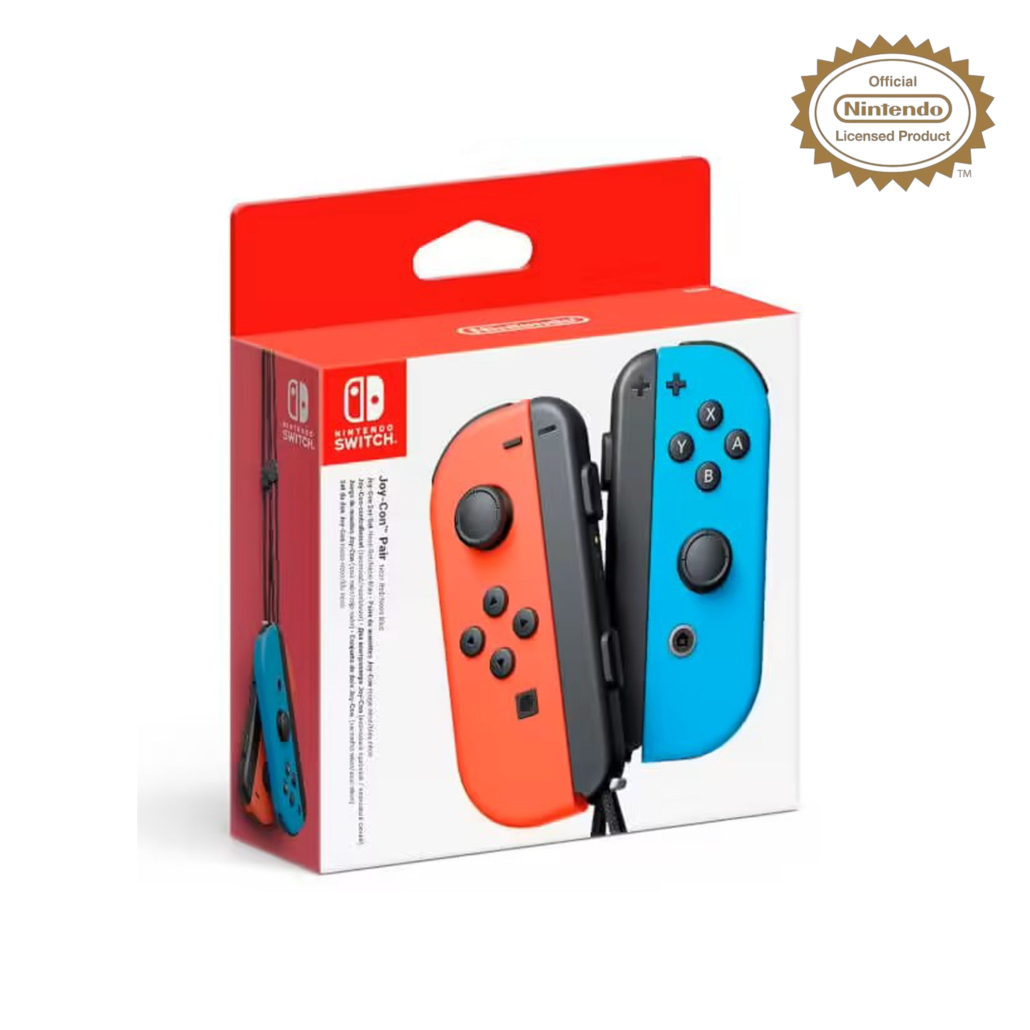 Paire manette Joy-Con Bleu et Rouge Nintendo Switch - Produit Officiel