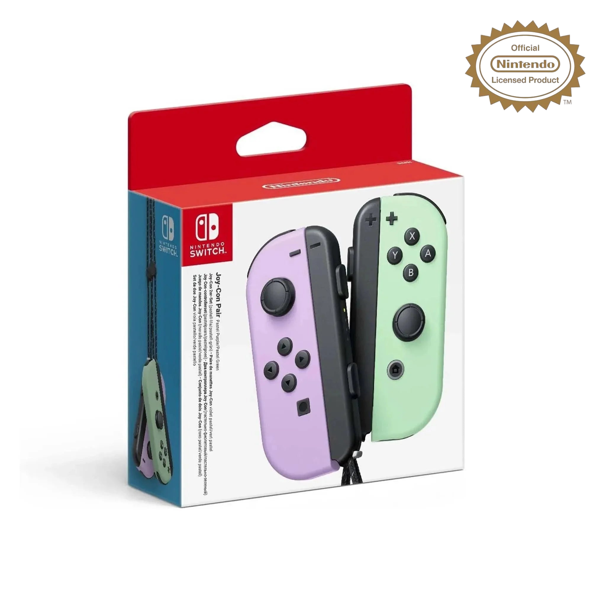 Paire manettes Joy-Con Violet pastel et Vert Pastel Nintendo Switch