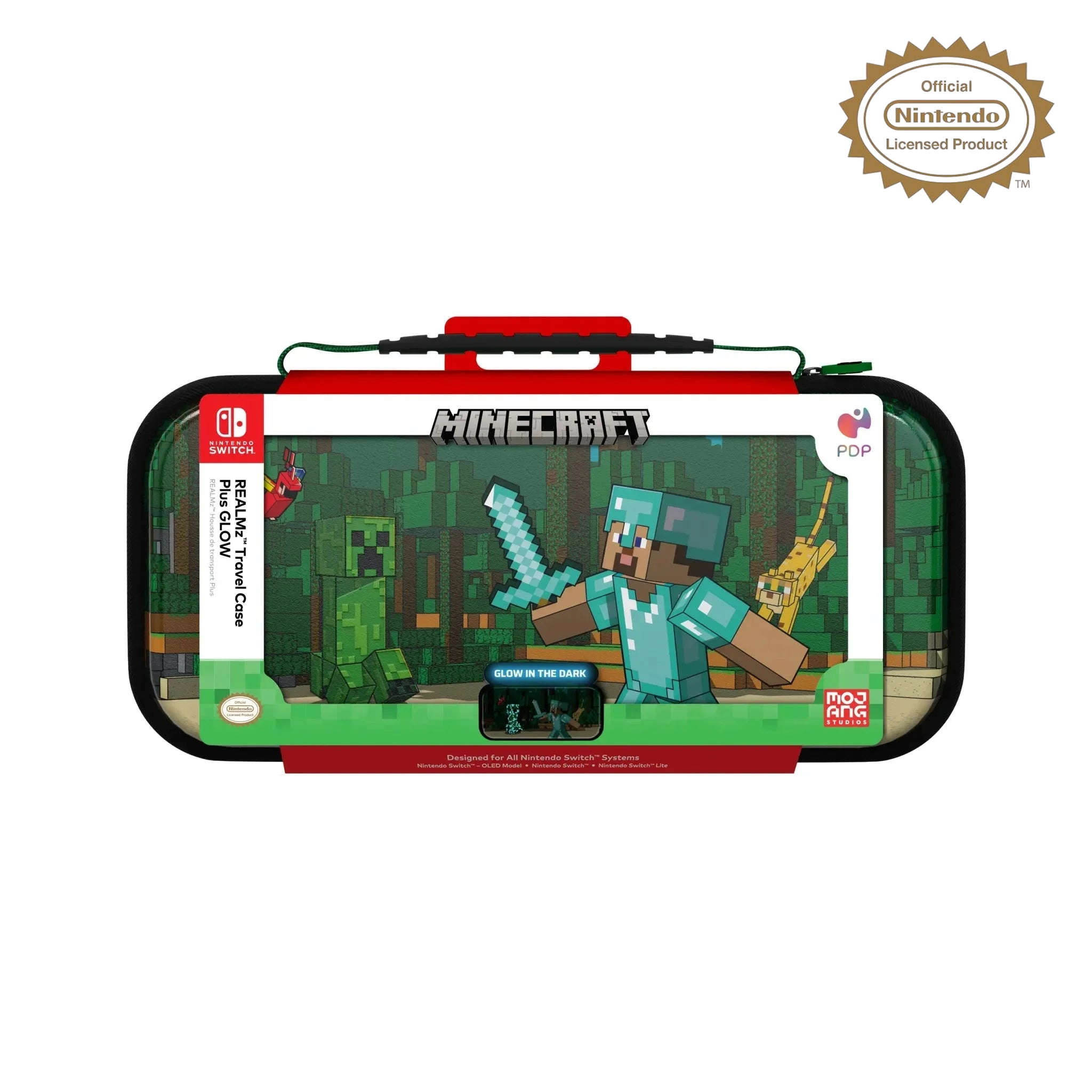 Pochette Nintendo Switch - Minecraft Forest Battle | Oled & V2
