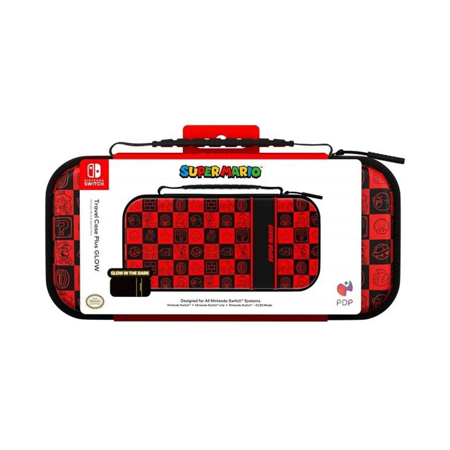 Pochette Super Mario Bros Kart Rouge Lumineuse