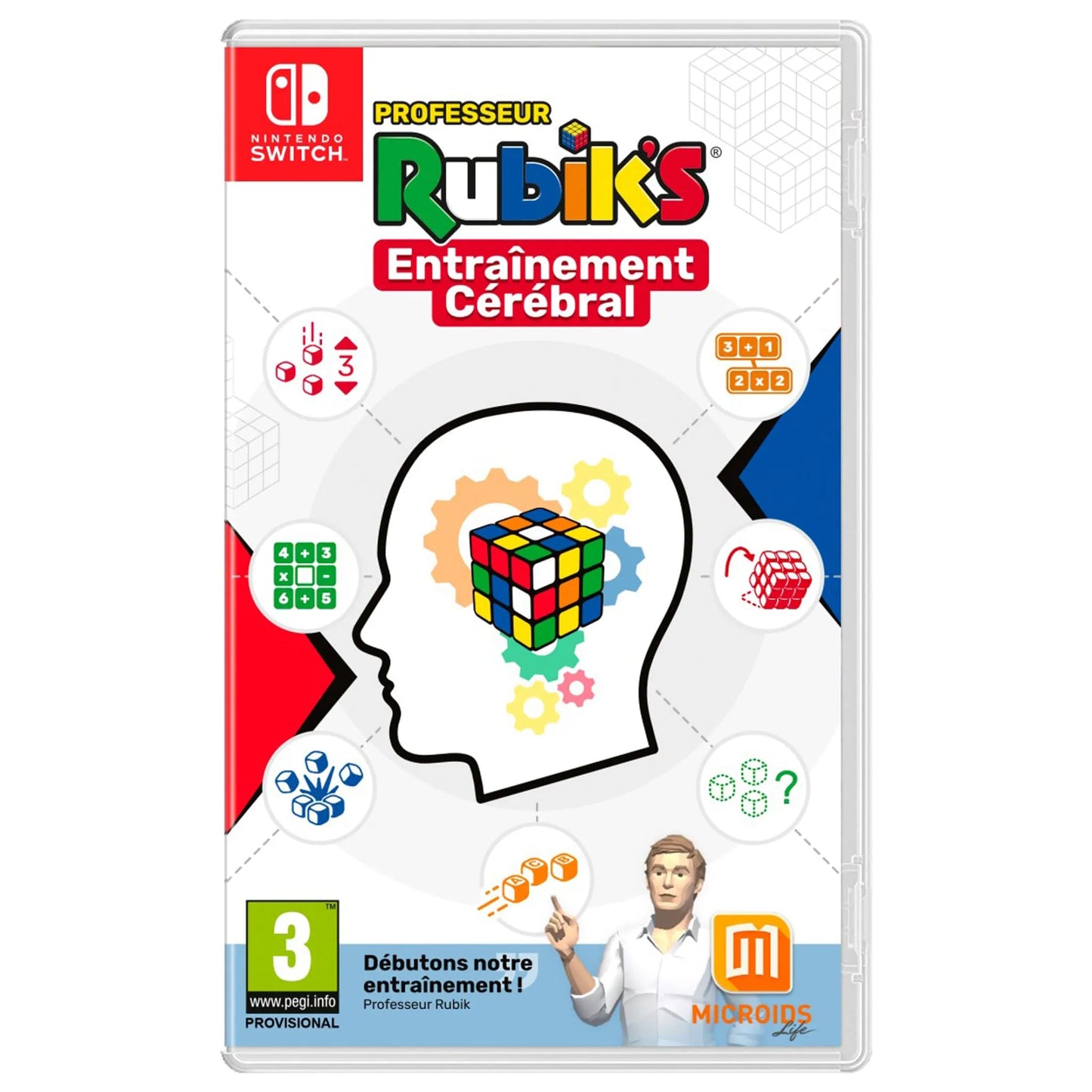 Professeur Rubik's Entraînement Cérébral nintendo switch