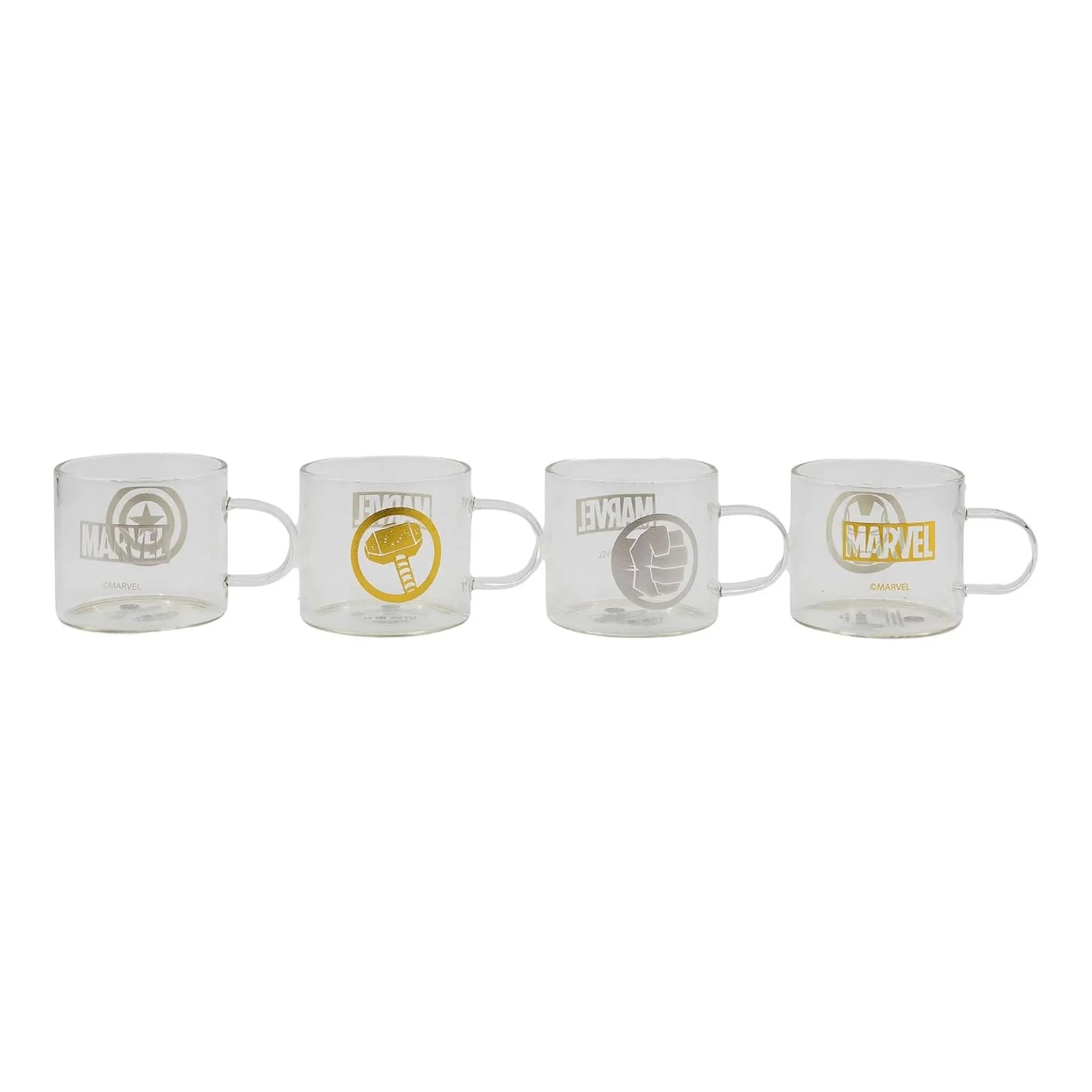 SET DE 4 TASSES À ESPRESSO DÉCORÉES MARVEL