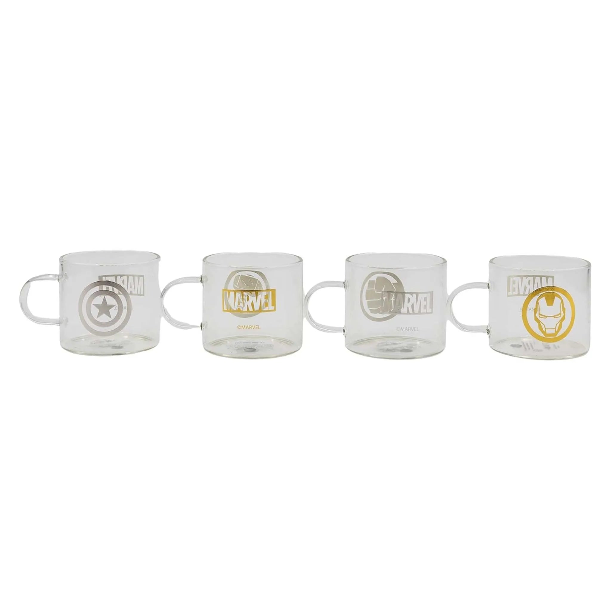 SET DE 4 TASSES À ESPRESSO DÉCORÉES MARVEL