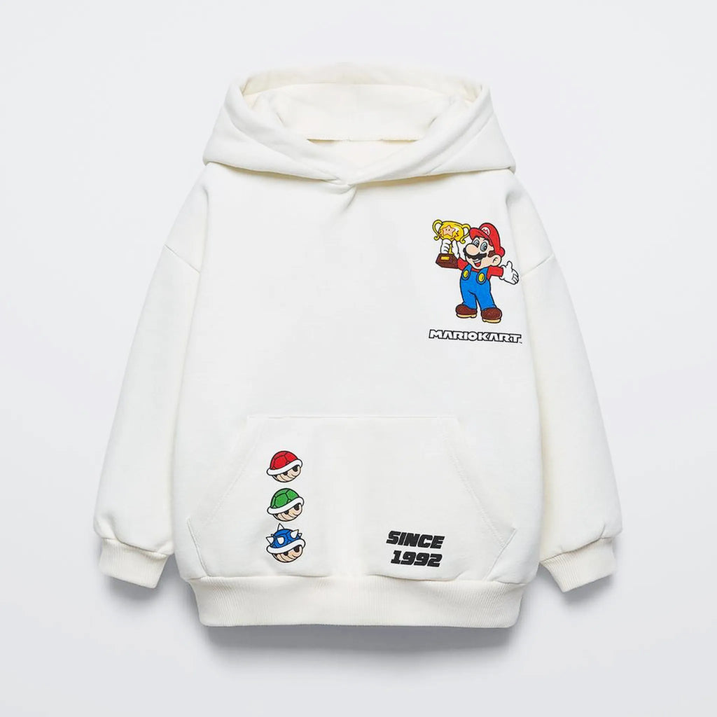 SWEAT À CAPUCHE MARIO KART NINTENDO