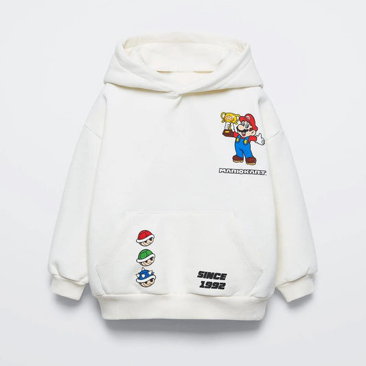 SWEAT À CAPUCHE MARIO KART NINTENDO