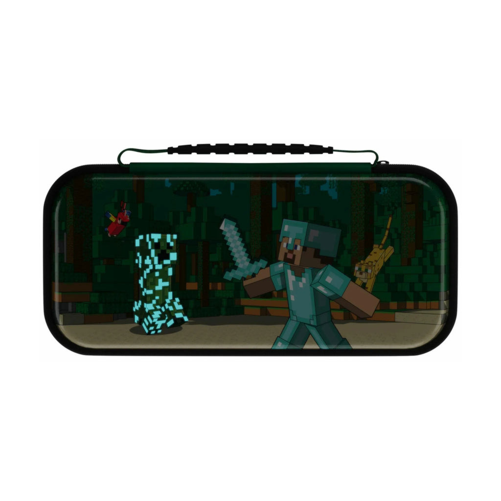 Sacoche Nintendo Switch - Minecraft Forest Battle