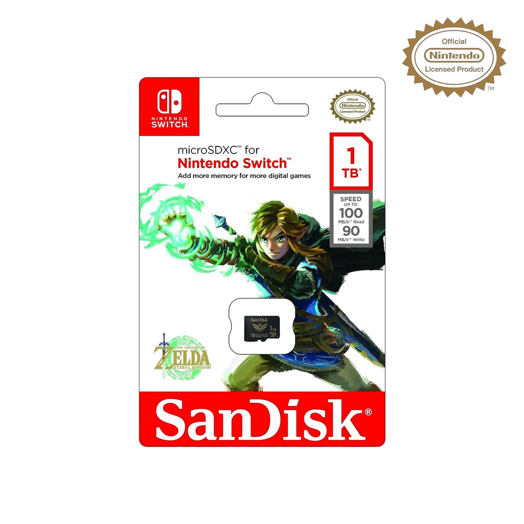 Carte mémoire SanDisk Nintendo Switch Édition Tears of the Kingdom 1 To
