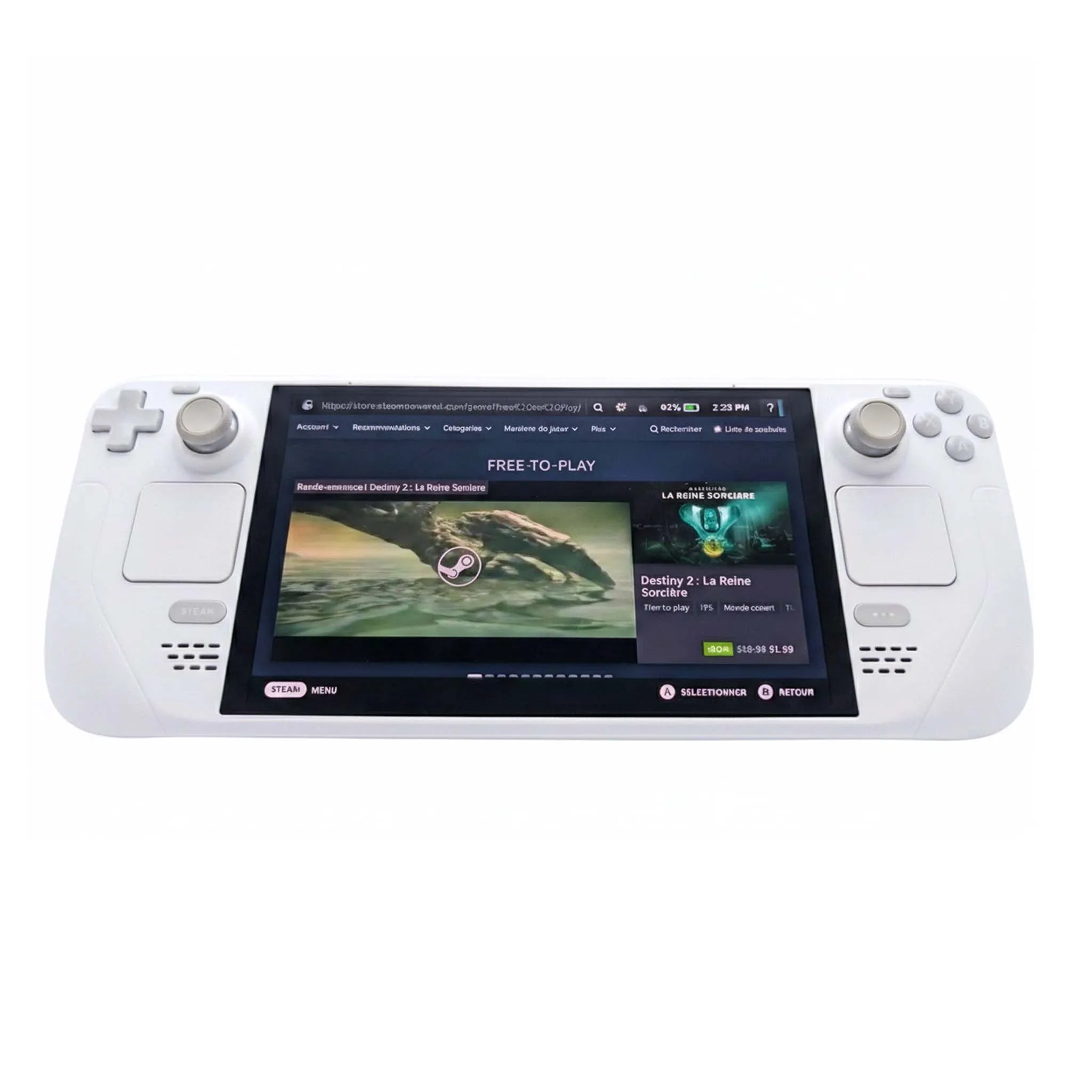 Steam Deck OLED blanche 1to Occasion